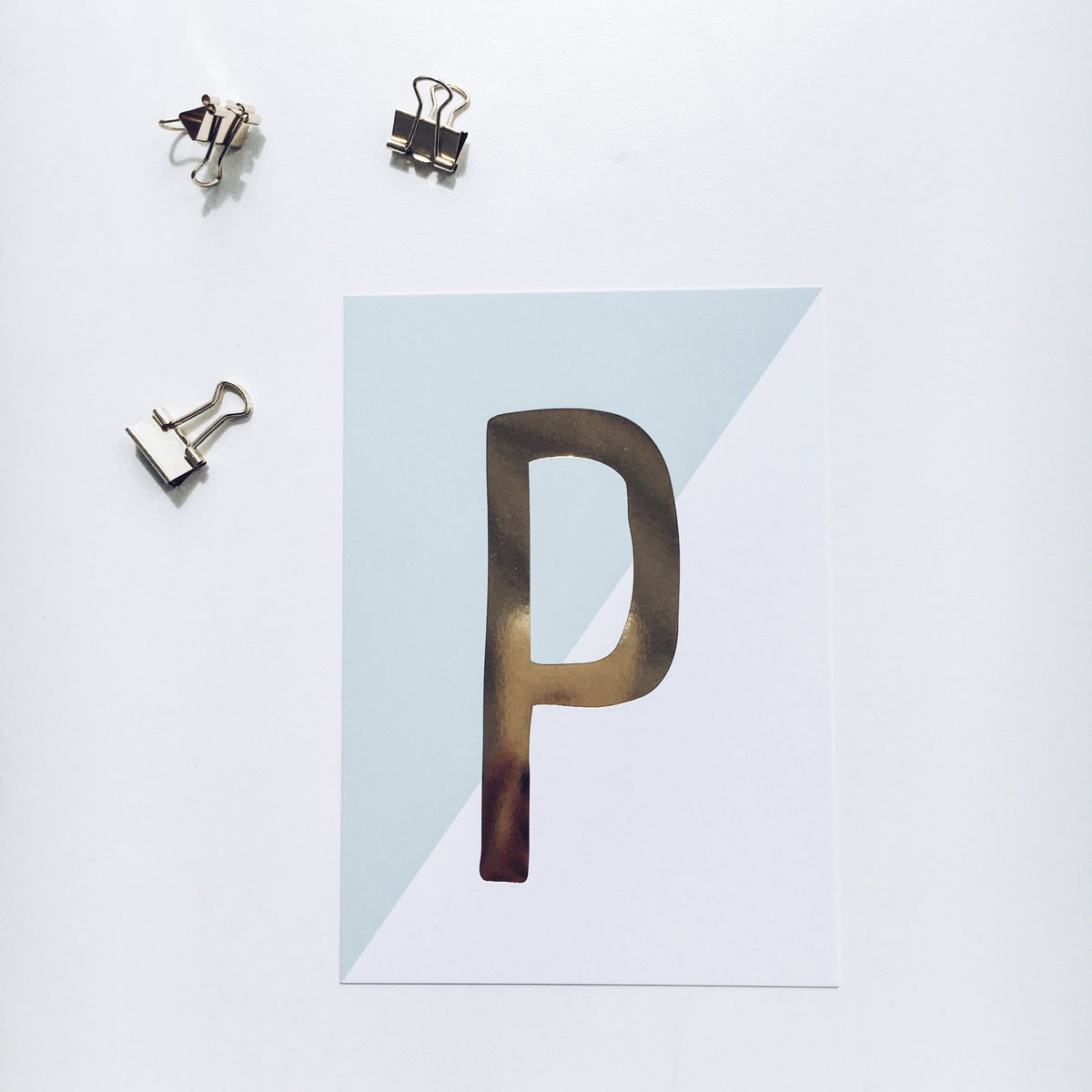 Postkarte „P"