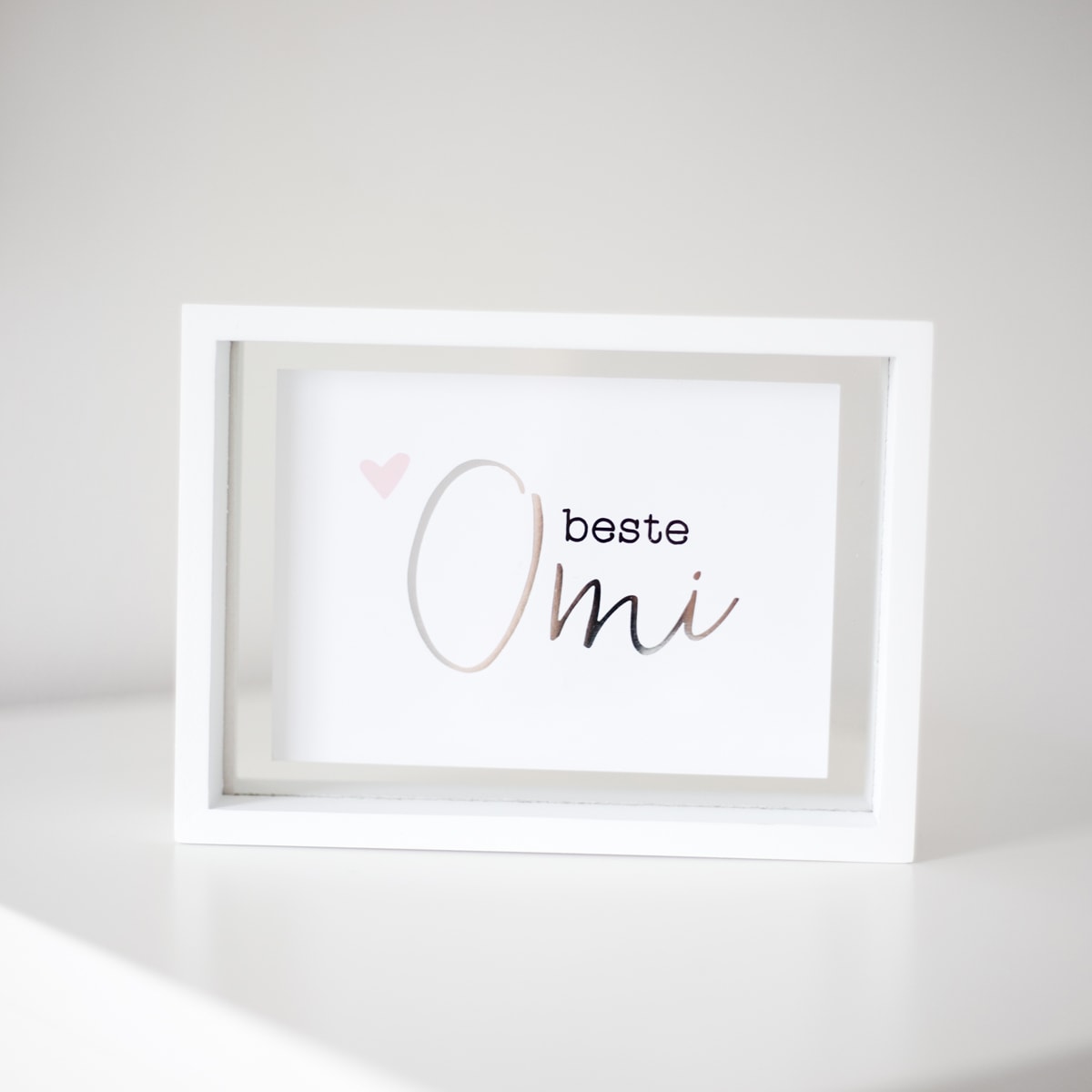 Postkarte „Beste Omi"