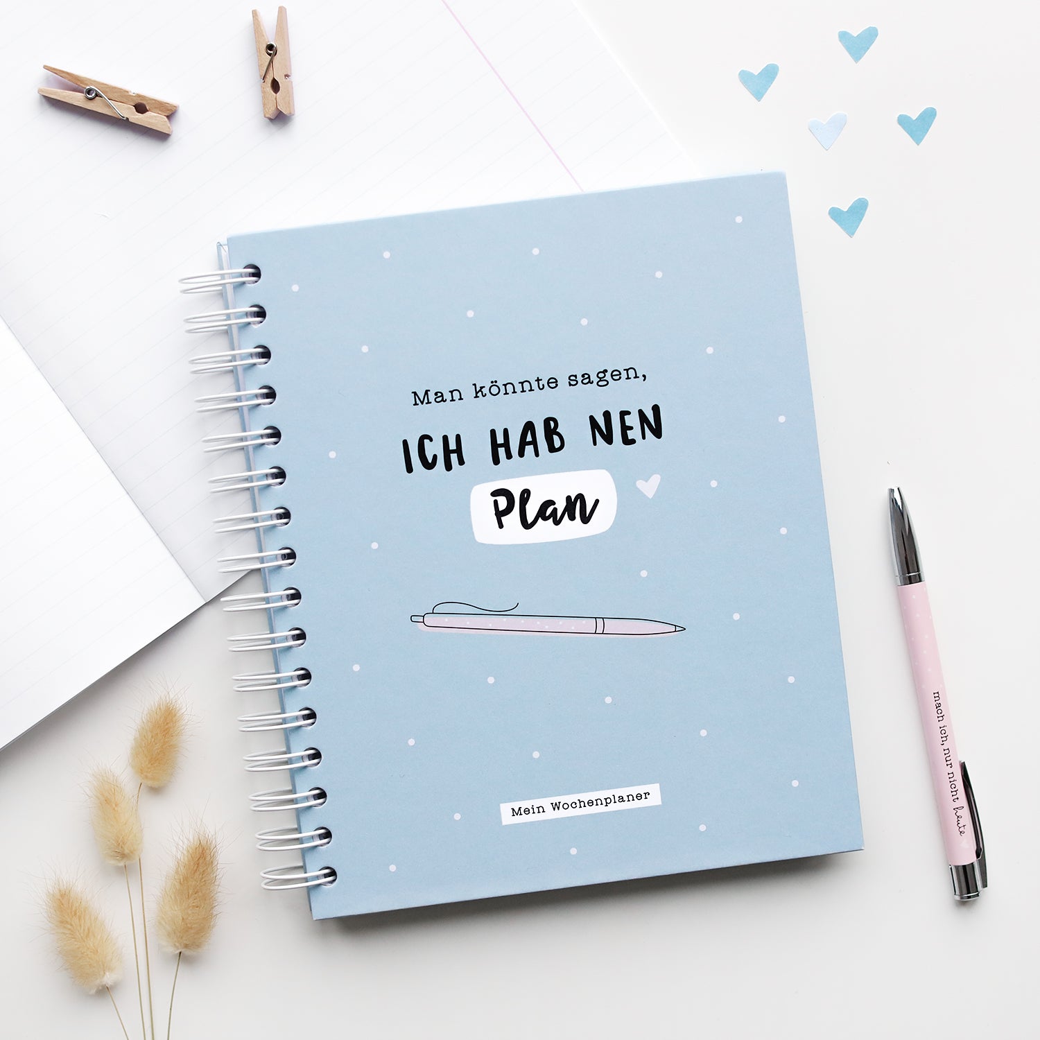 Wochenplaner „Ich hab nen Plan", blau