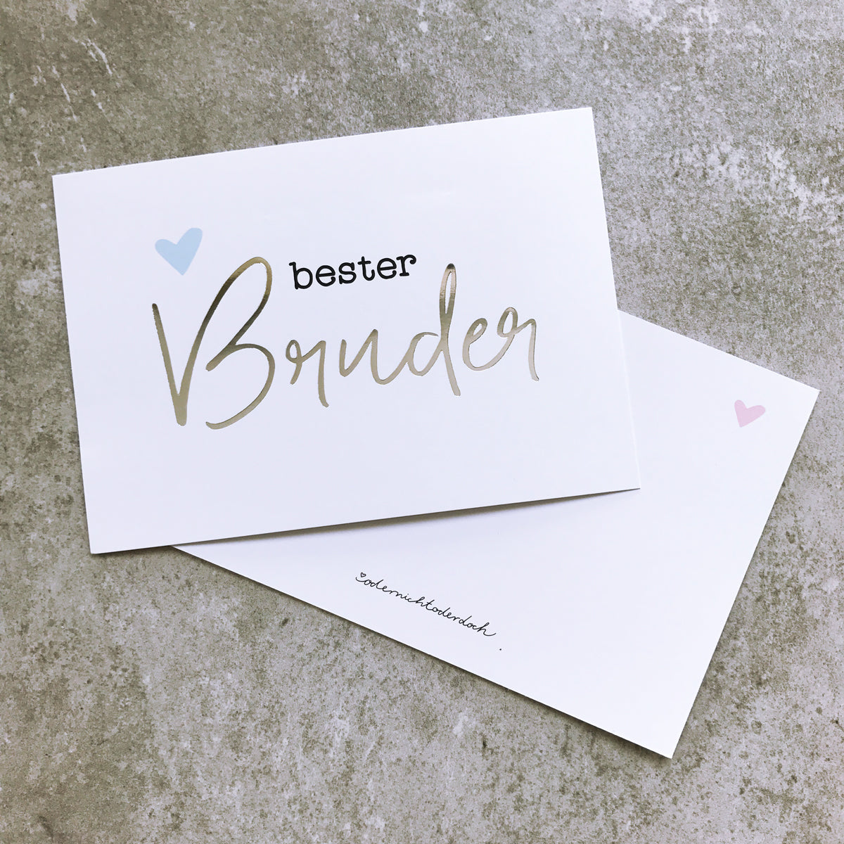 Postkarte „Bester Bruder"