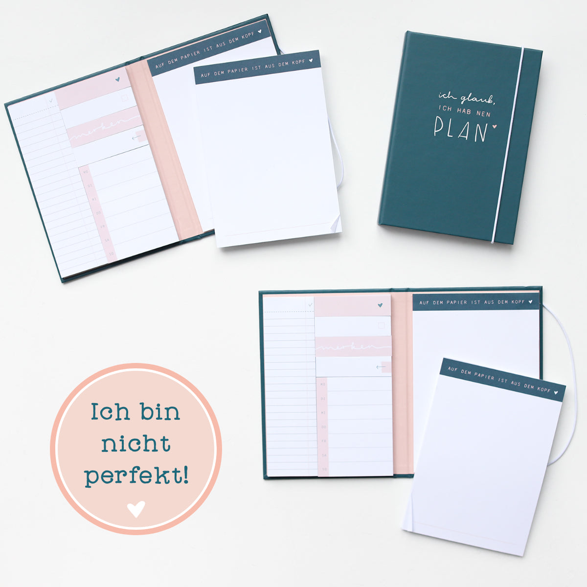 2. Wahl - Sticky Notes Book blau