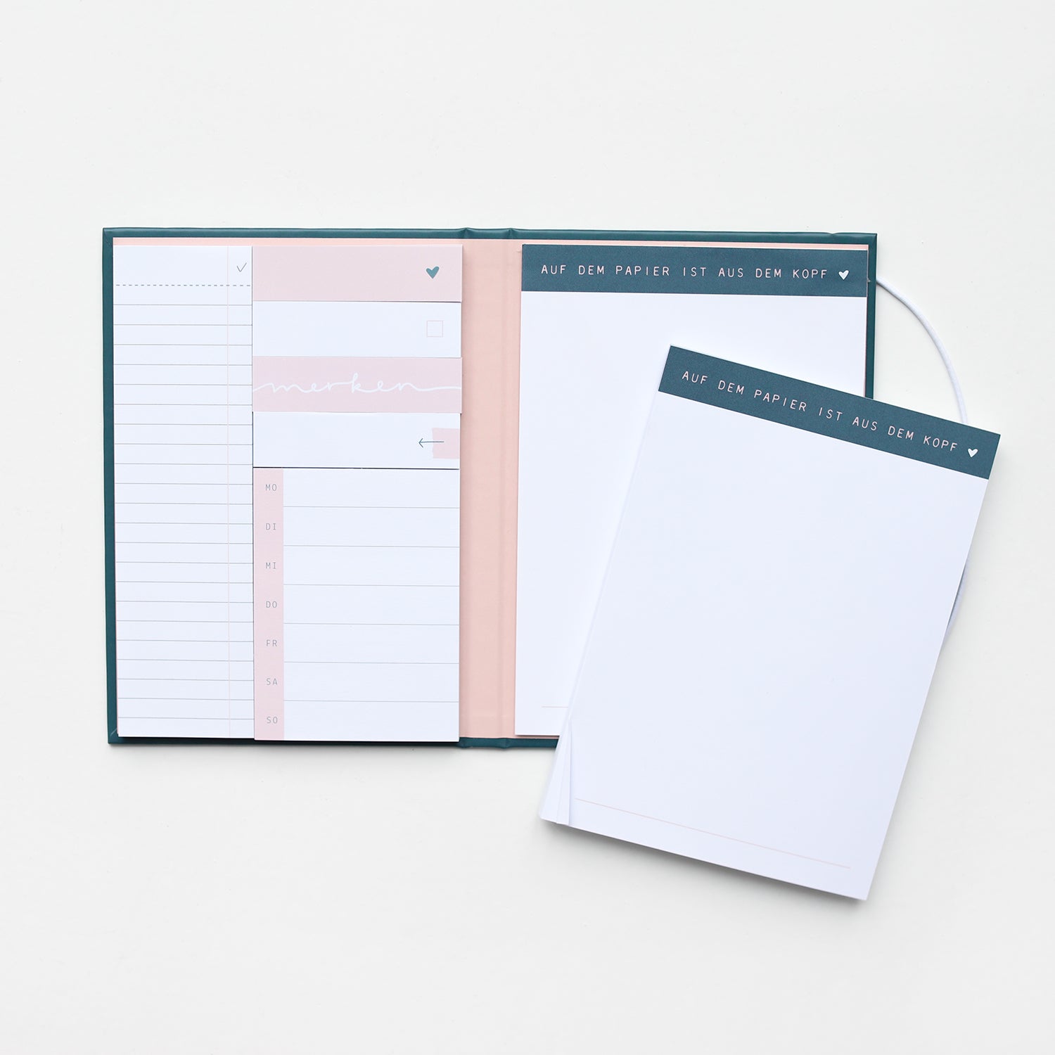 2. Wahl - Sticky Notes Book blau