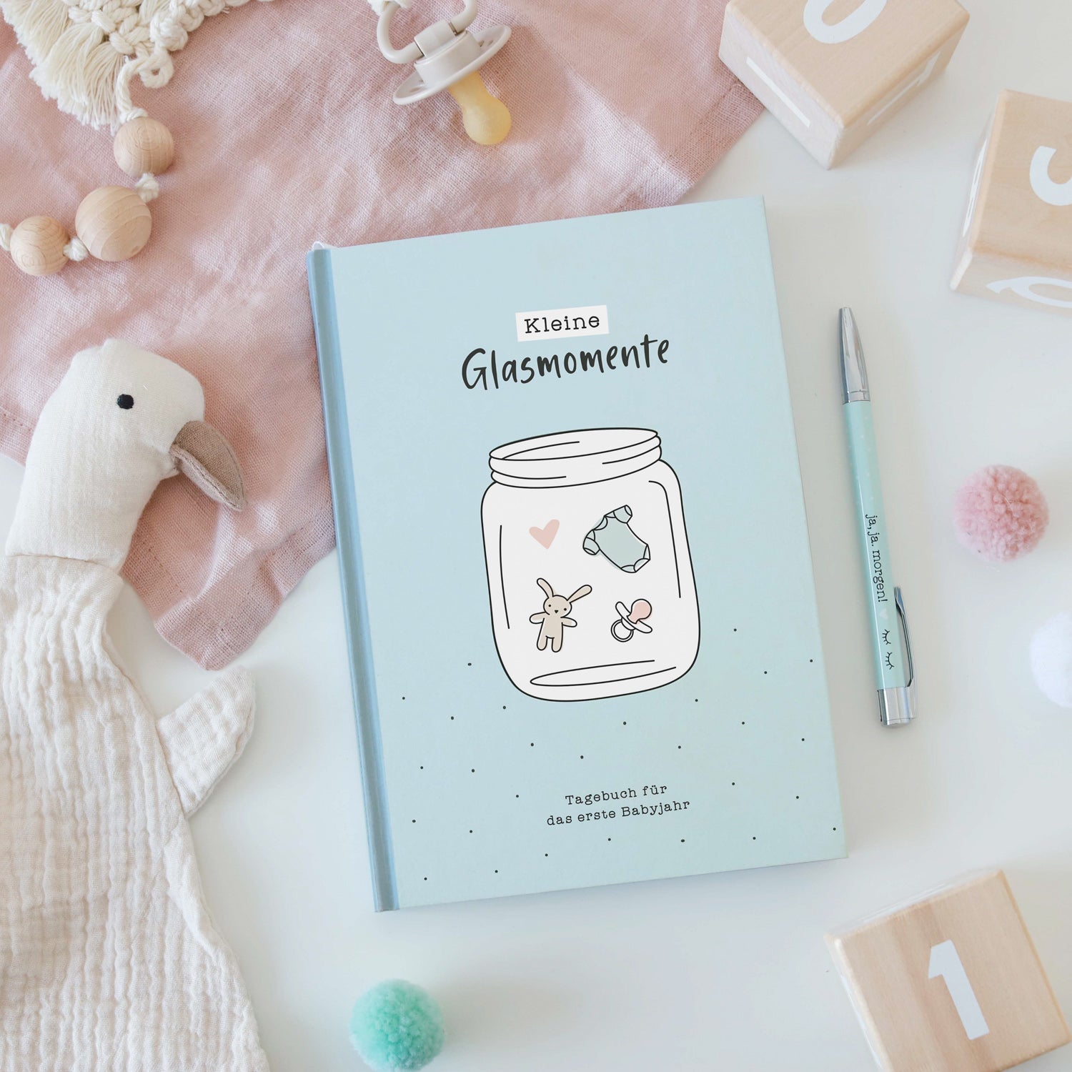 Baby-Tagebuch „Kleine Glasmomente"