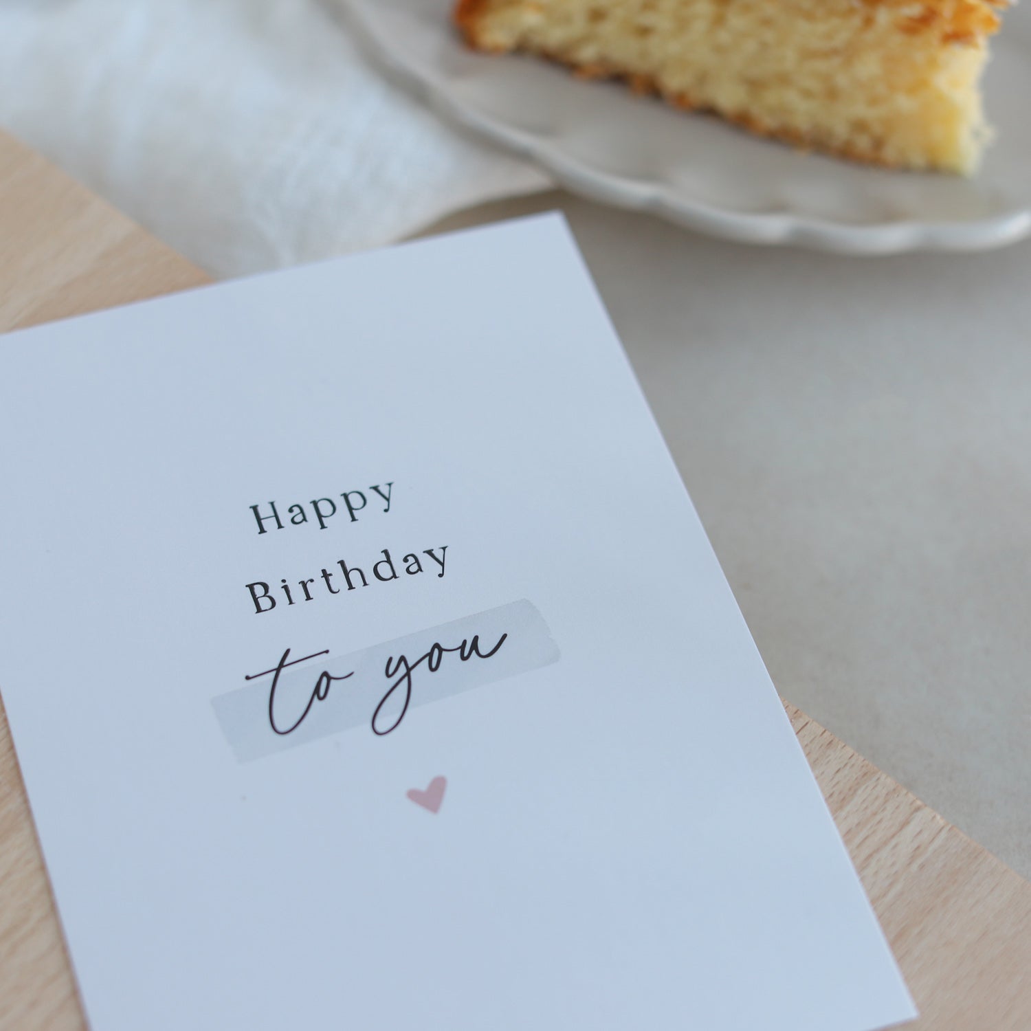 Postkarte „Happy Birthday"