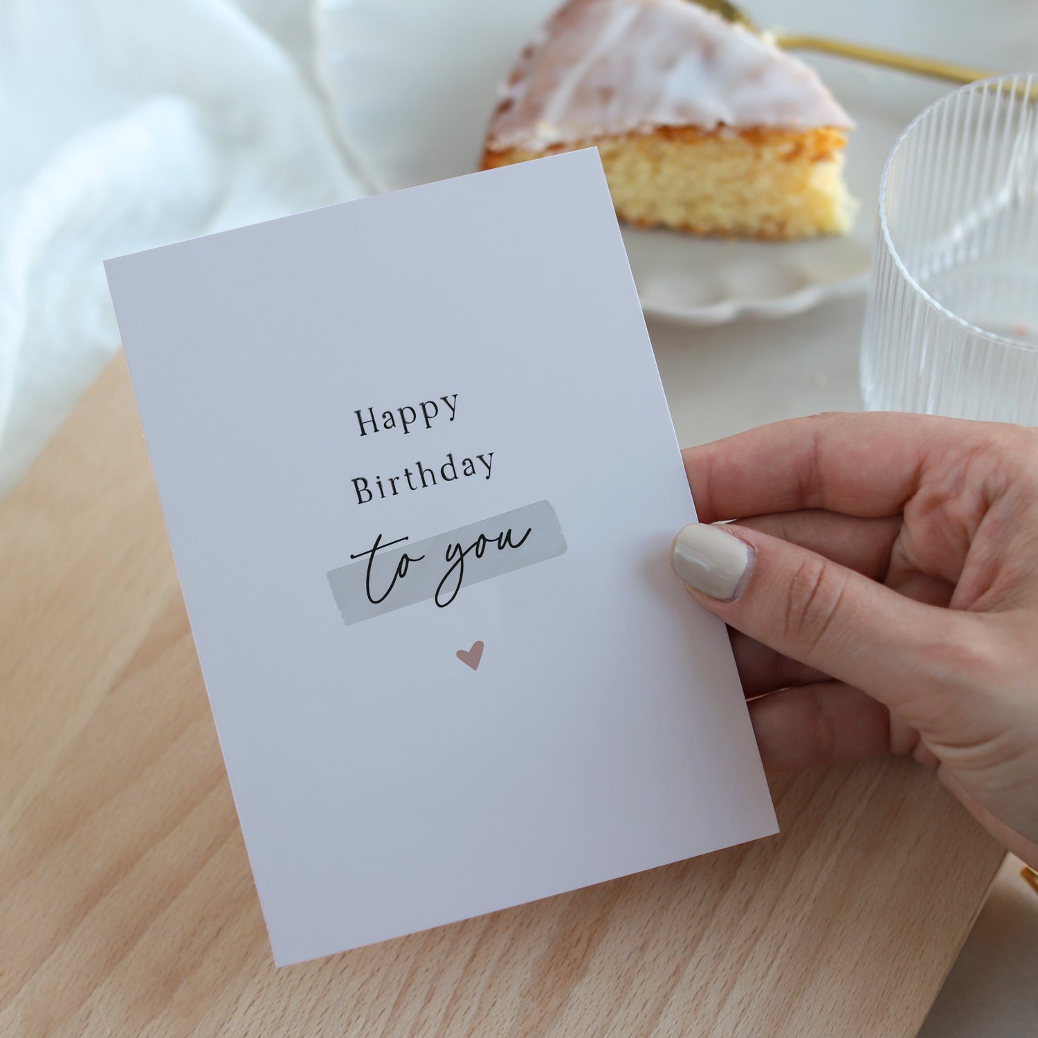 Postkarte „Happy Birthday"