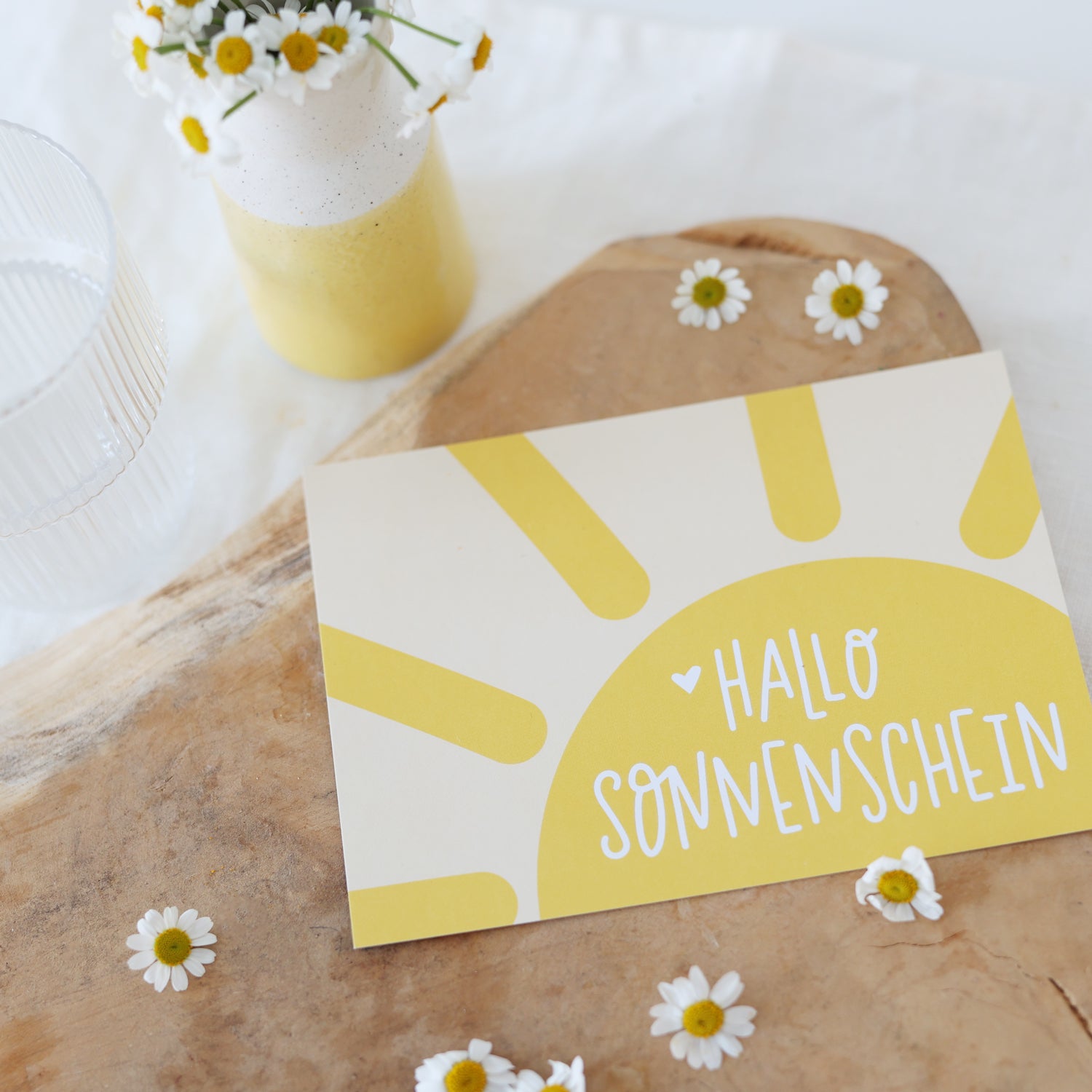 Postkarte „Hallo Sonnenschein"