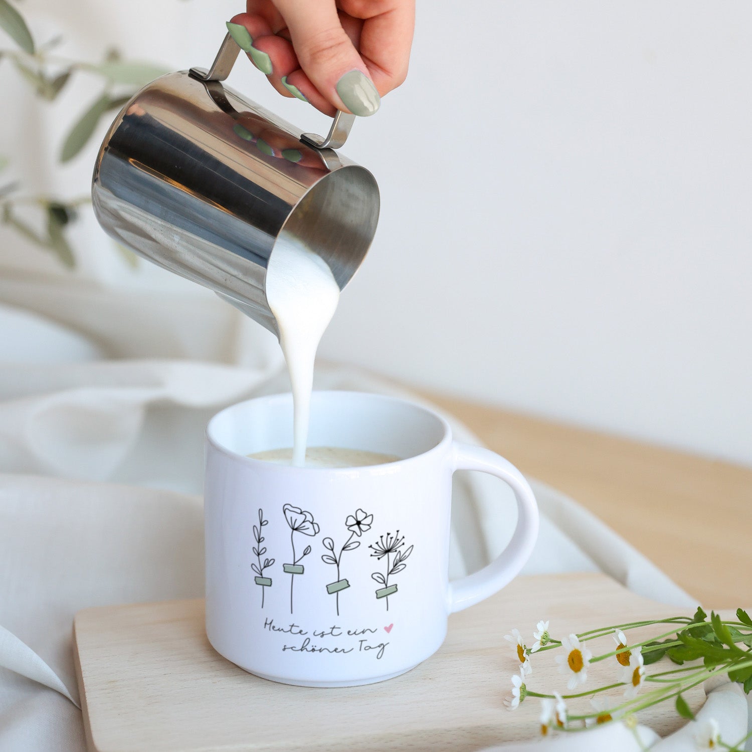 Jumbo-Tasse „Schöner Tag“