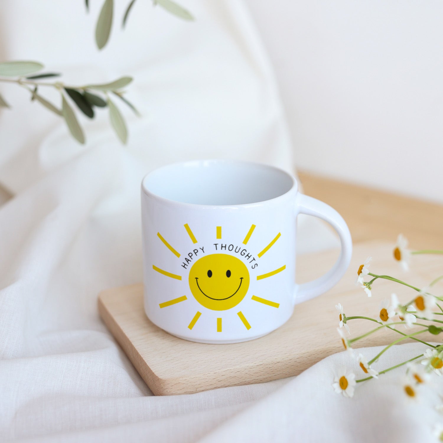 Tasse „Happy thoughts“