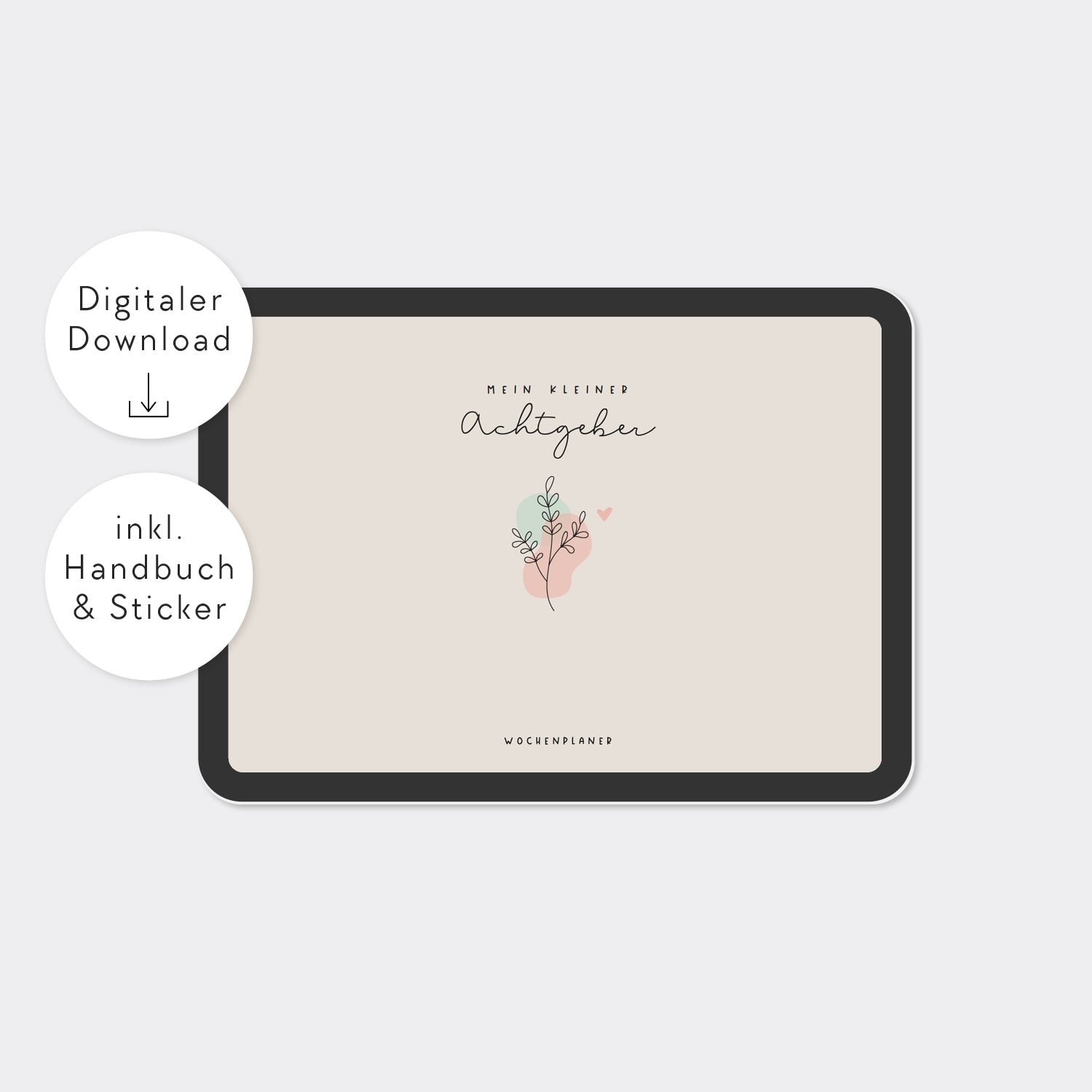 Digitaler Wochenplaner „Kleiner Achtgeber“