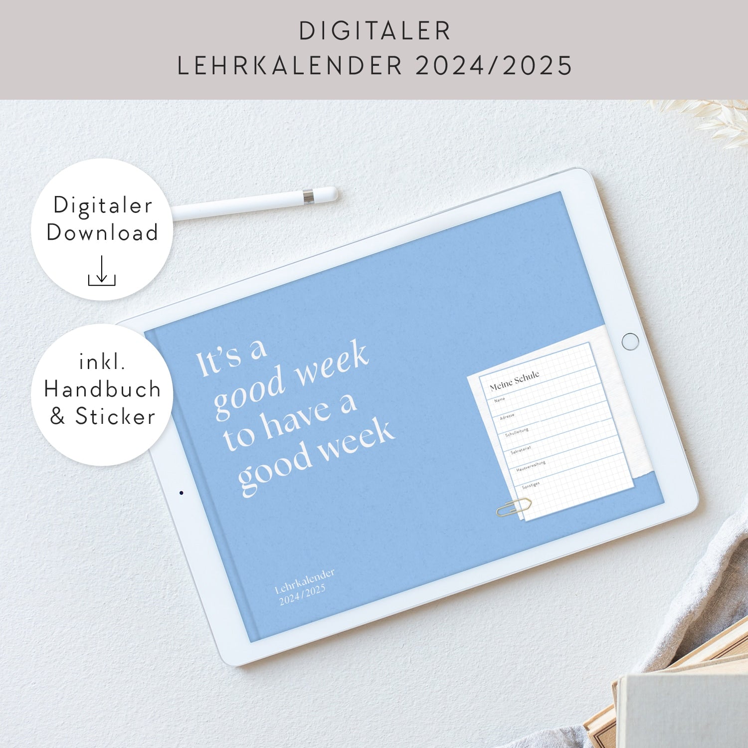 Digitaler Lehrerkalender 2024/2025