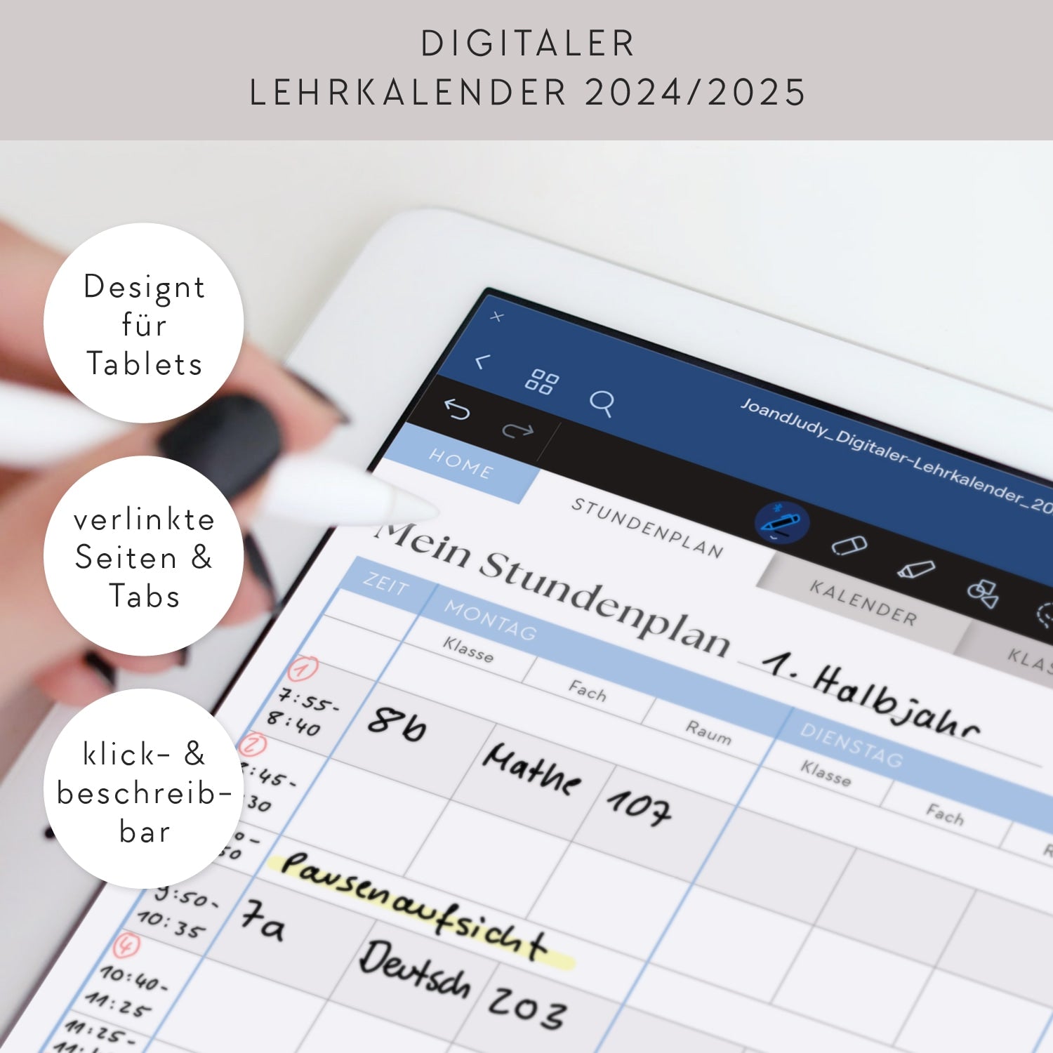 Digitaler Lehrerkalender 2024/2025