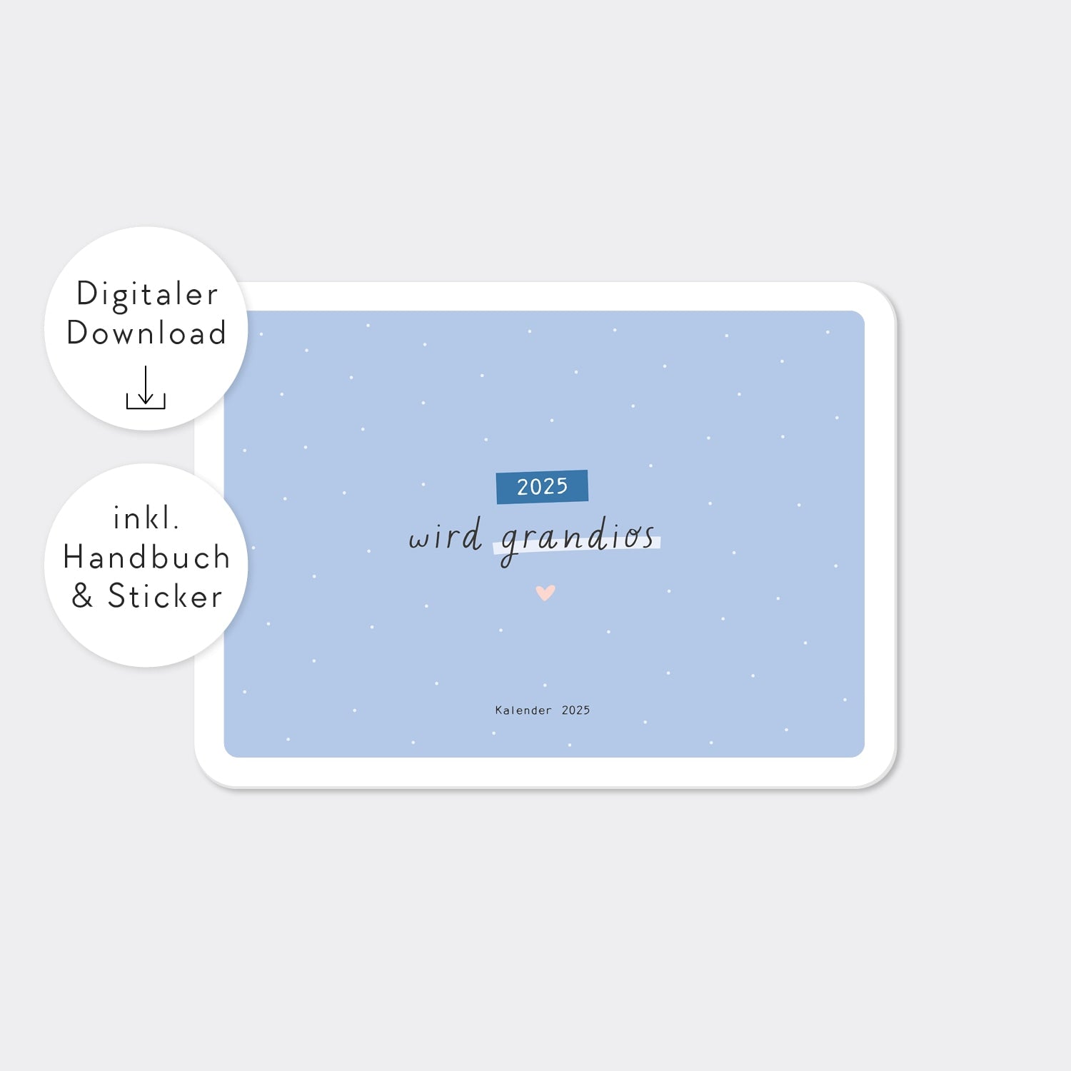 Digitaler Kalender „2025"