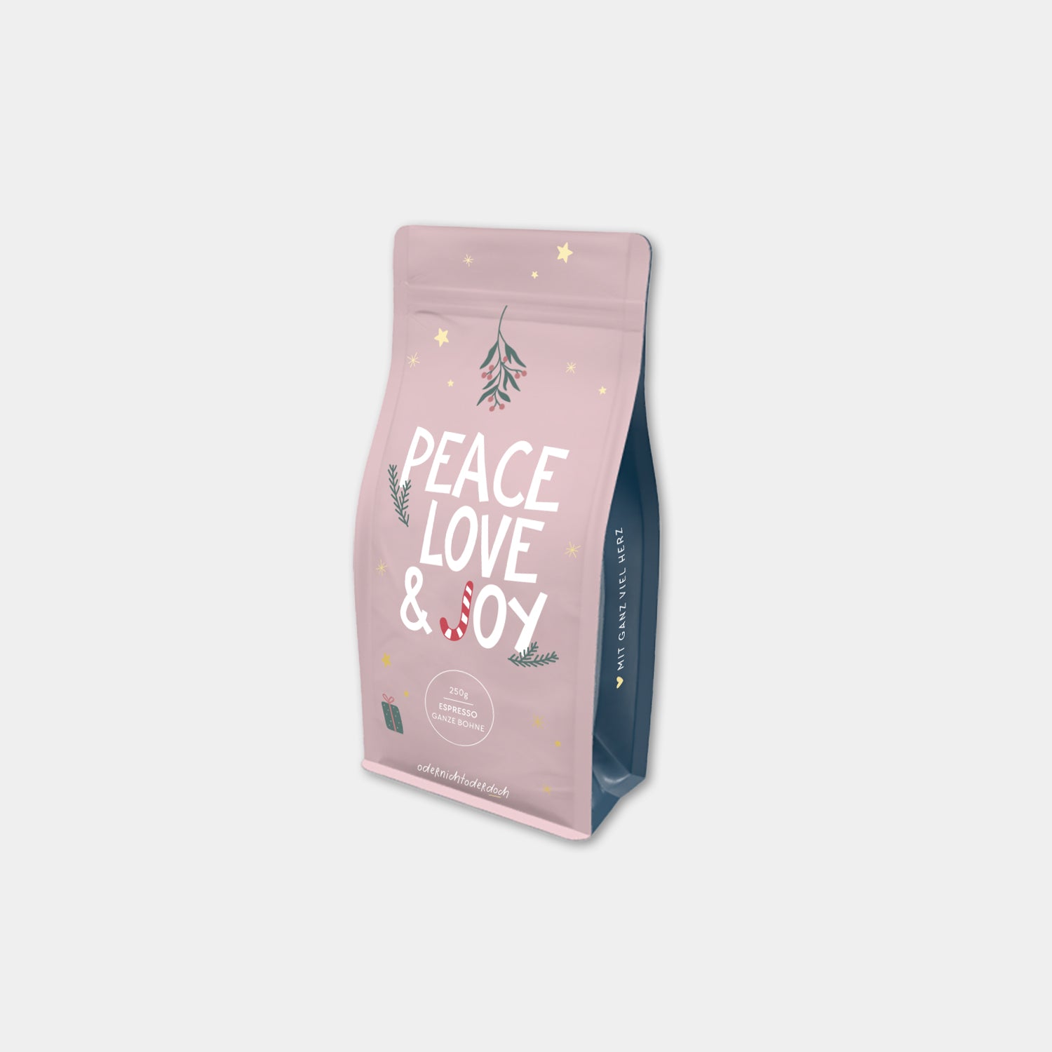 Kaffee „Peace, Love & Joy“ Ganze Bohne, 250 g