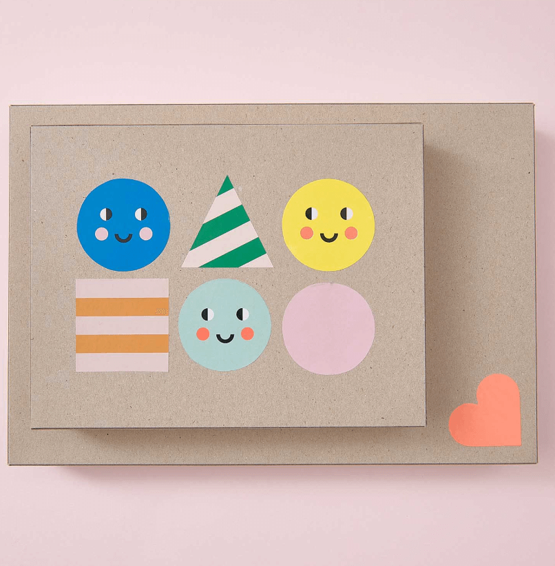 Stickerbox „Smiley & Formen“