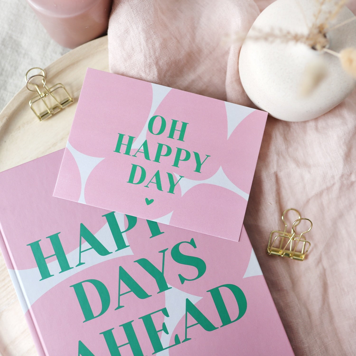 Postkarte „Oh happy day"