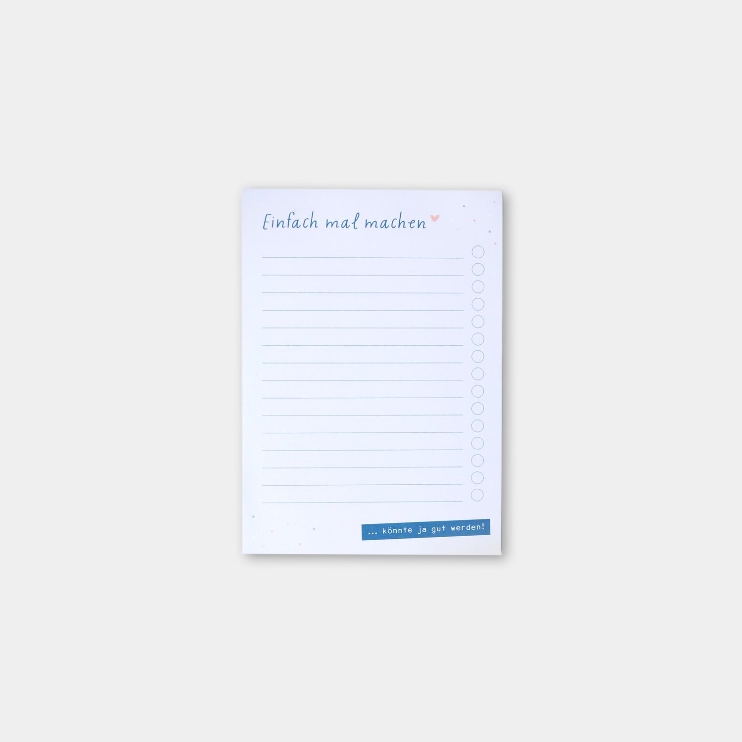 Notizblock A6 „Einfach mal machen"