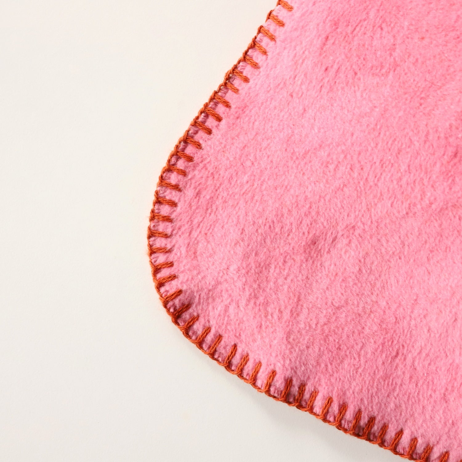 Kuscheldecke, orange-pink, kariert - 150 x 200 cm