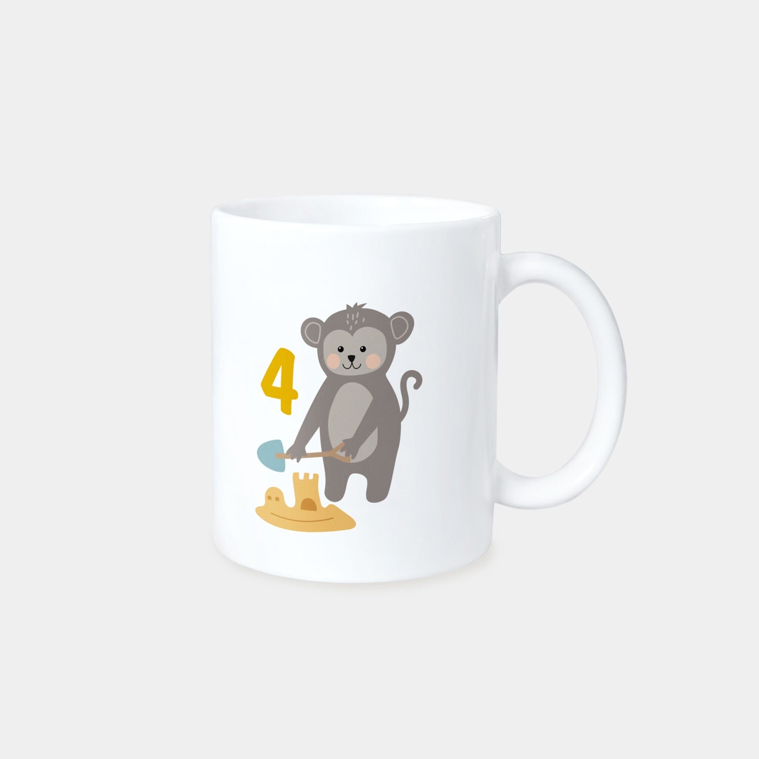 Tasse „Vierter Geburtstag"