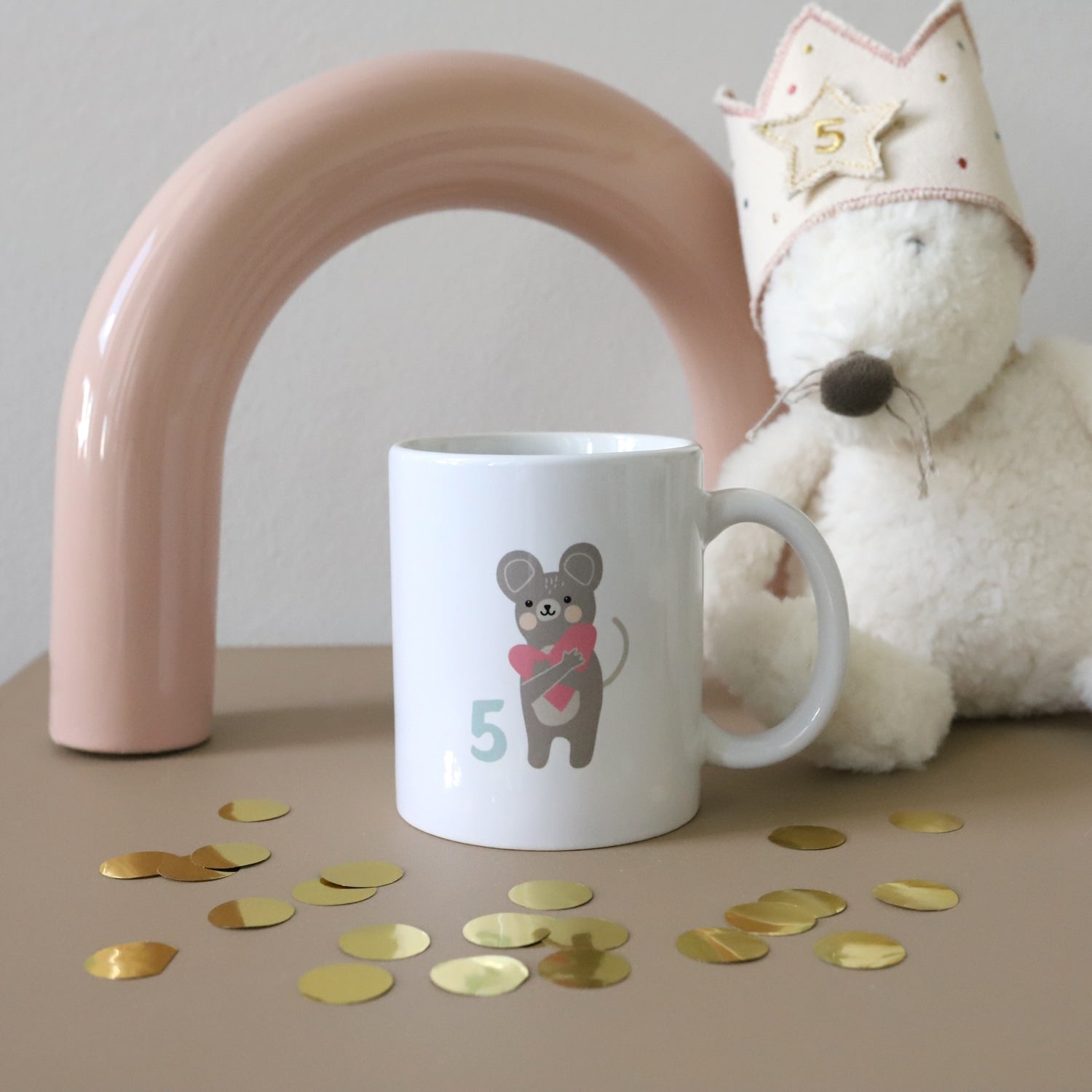 Tasse „Fünfter Geburtstag"