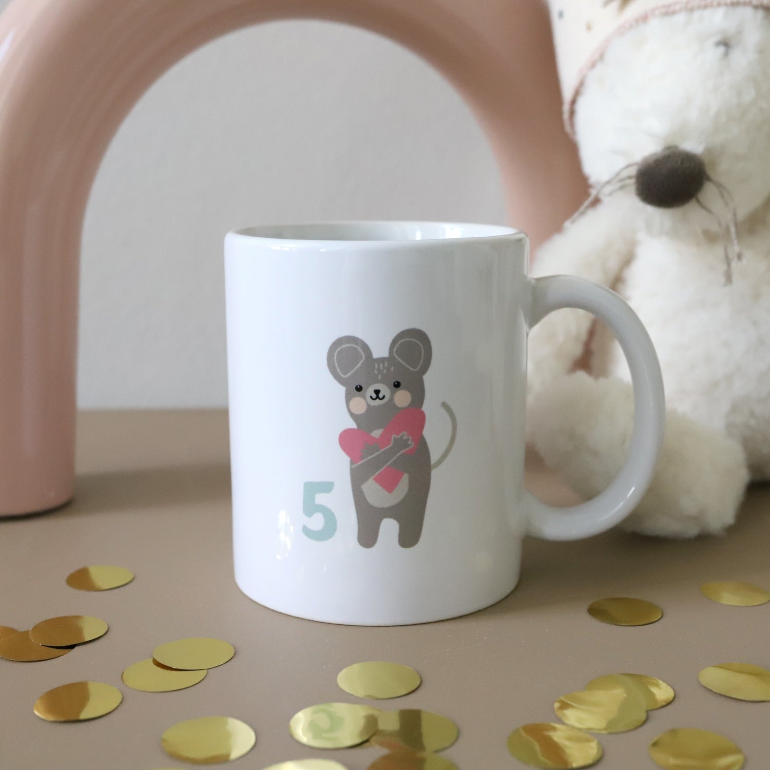 Tasse „Fünfter Geburtstag"
