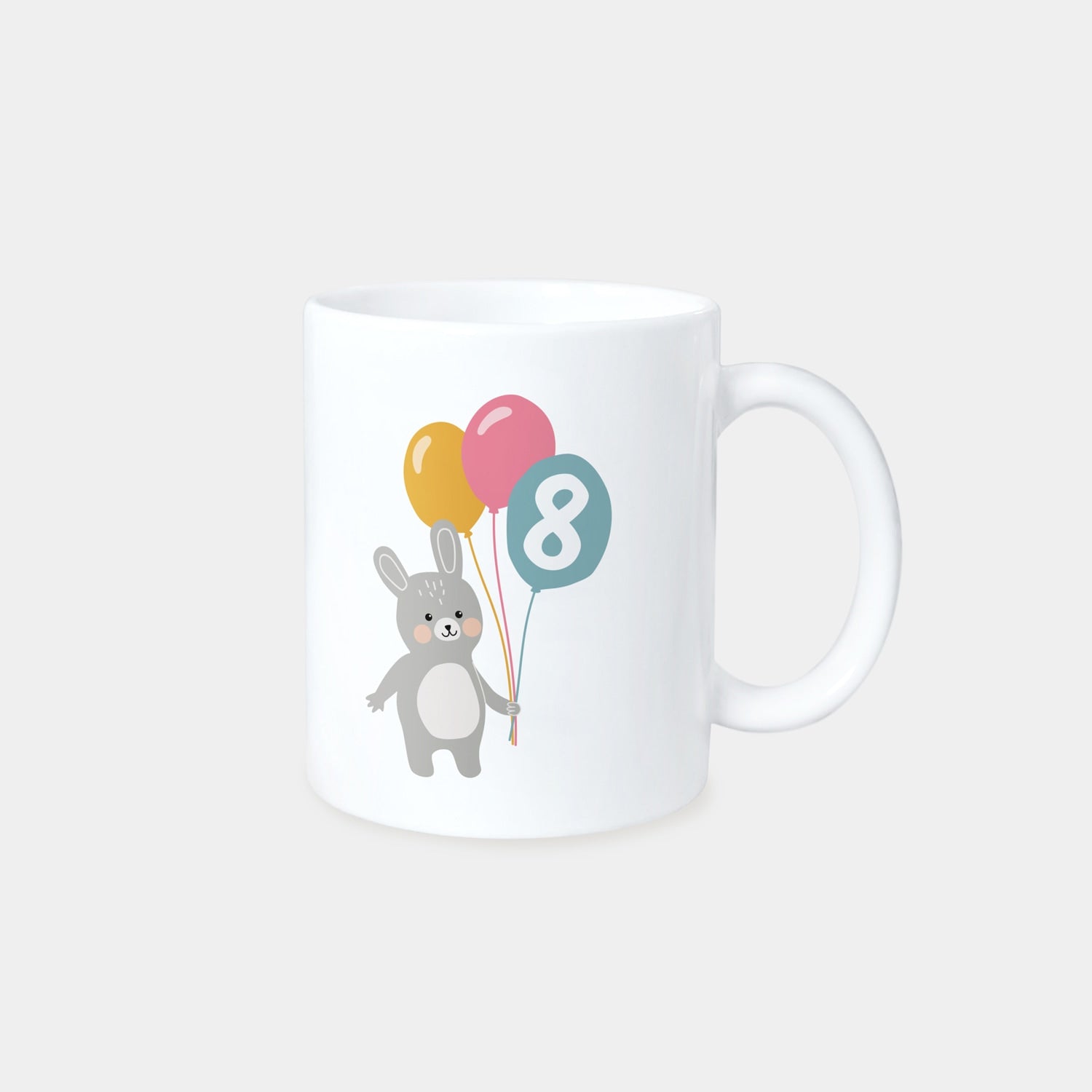 Tasse „Achter Geburtstag"