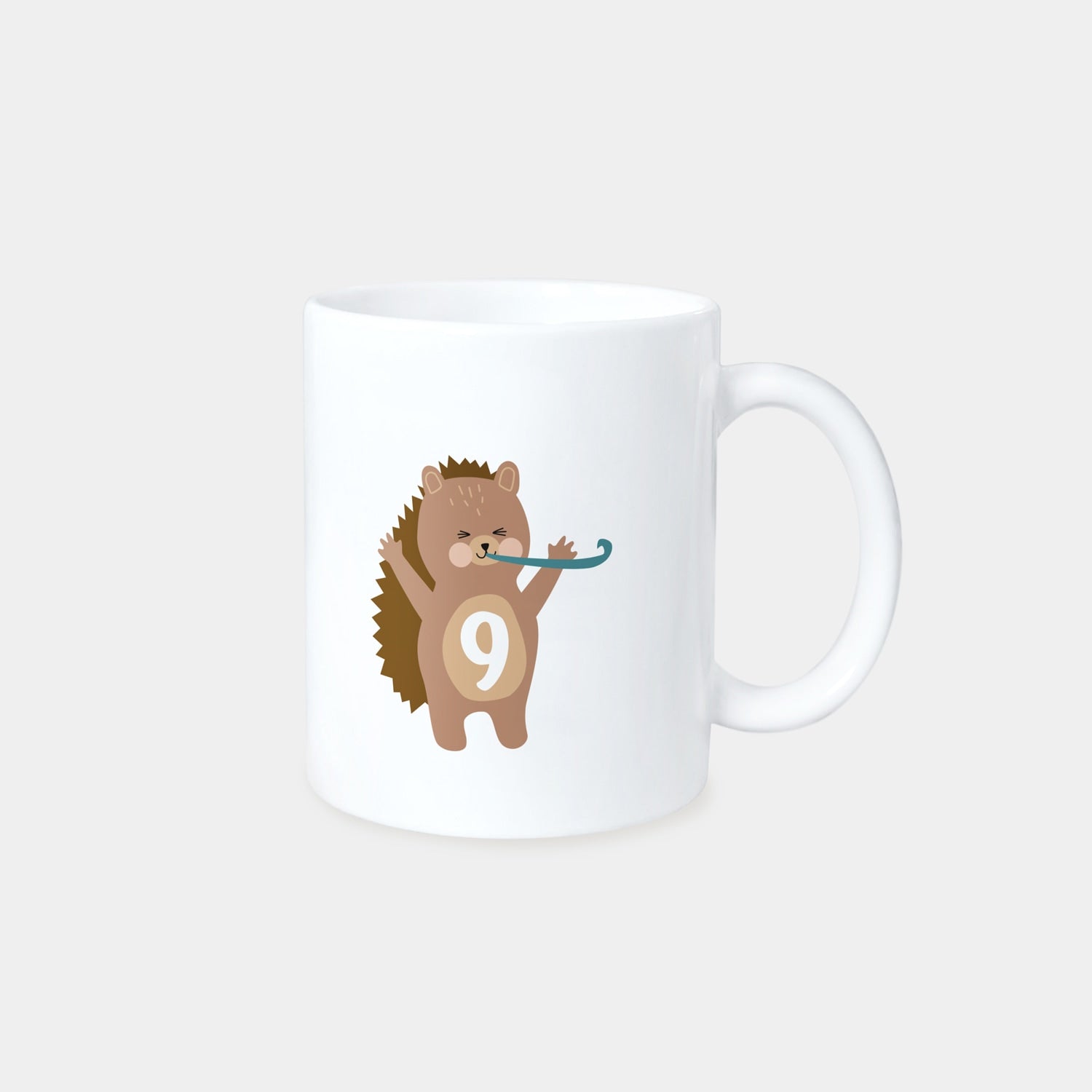 Tasse „Neunter Geburtstag"
