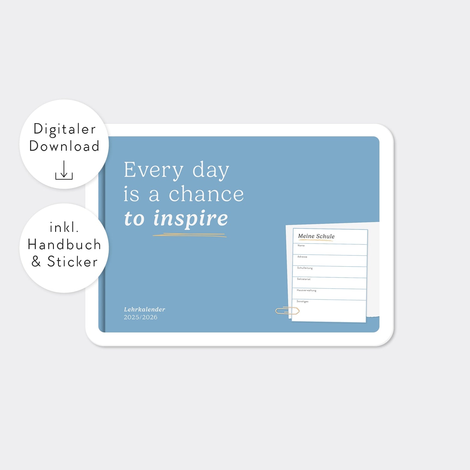 Digitaler Lehrerkalender 2025/2026