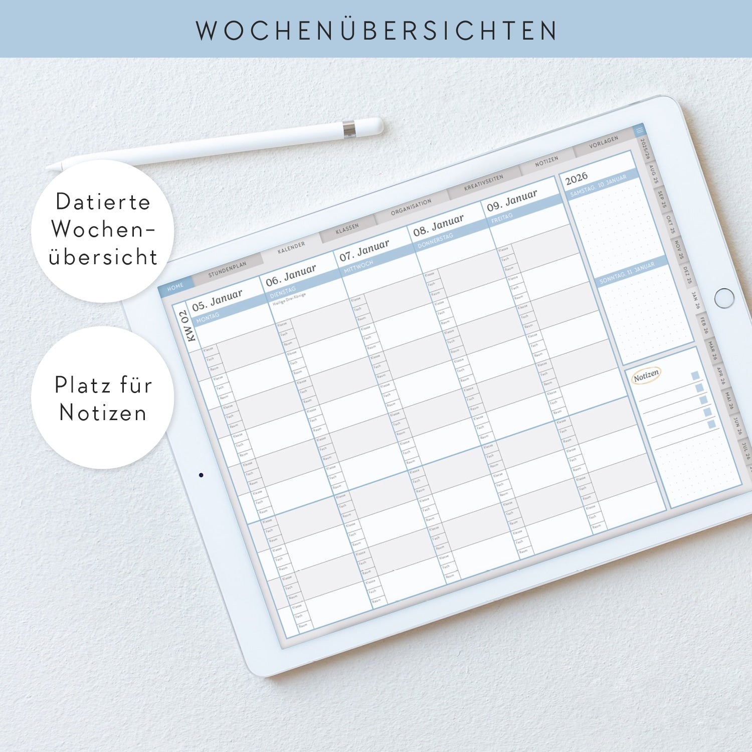 Digitaler Lehrerkalender 2025/2026