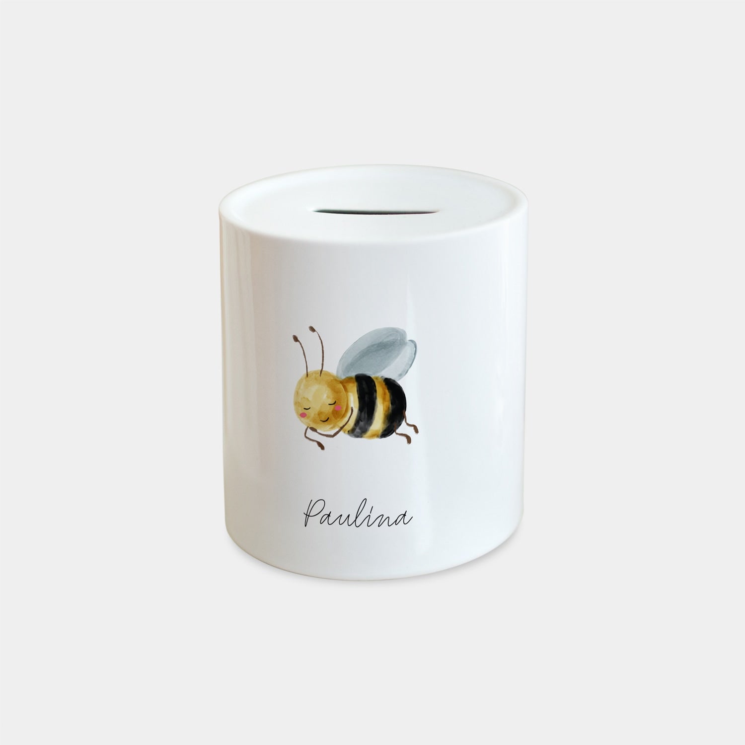 Spardose „Schlafende Biene"