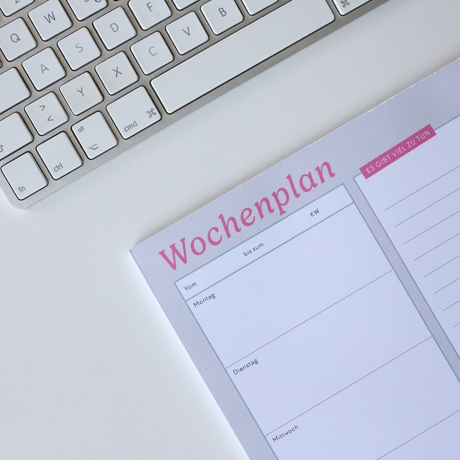 Notizblock A4 „Wochenplan“