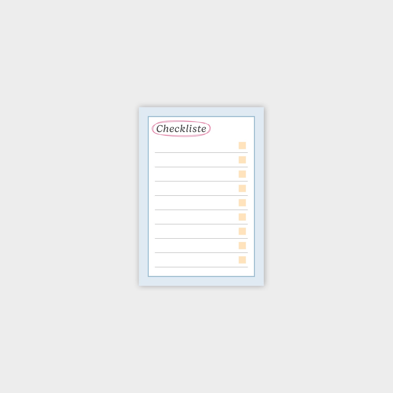 Sticky Notes „Checkliste“