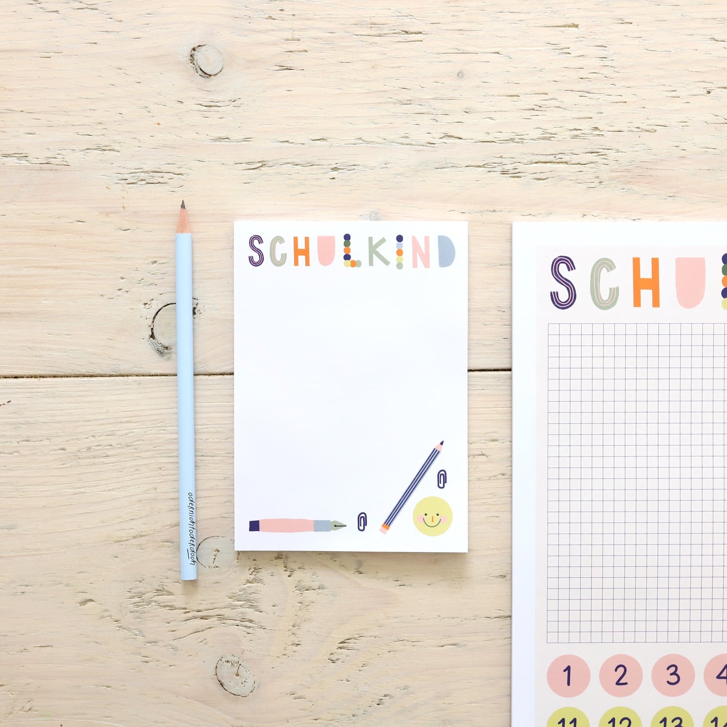 Notizblock A6 „Schulkind“