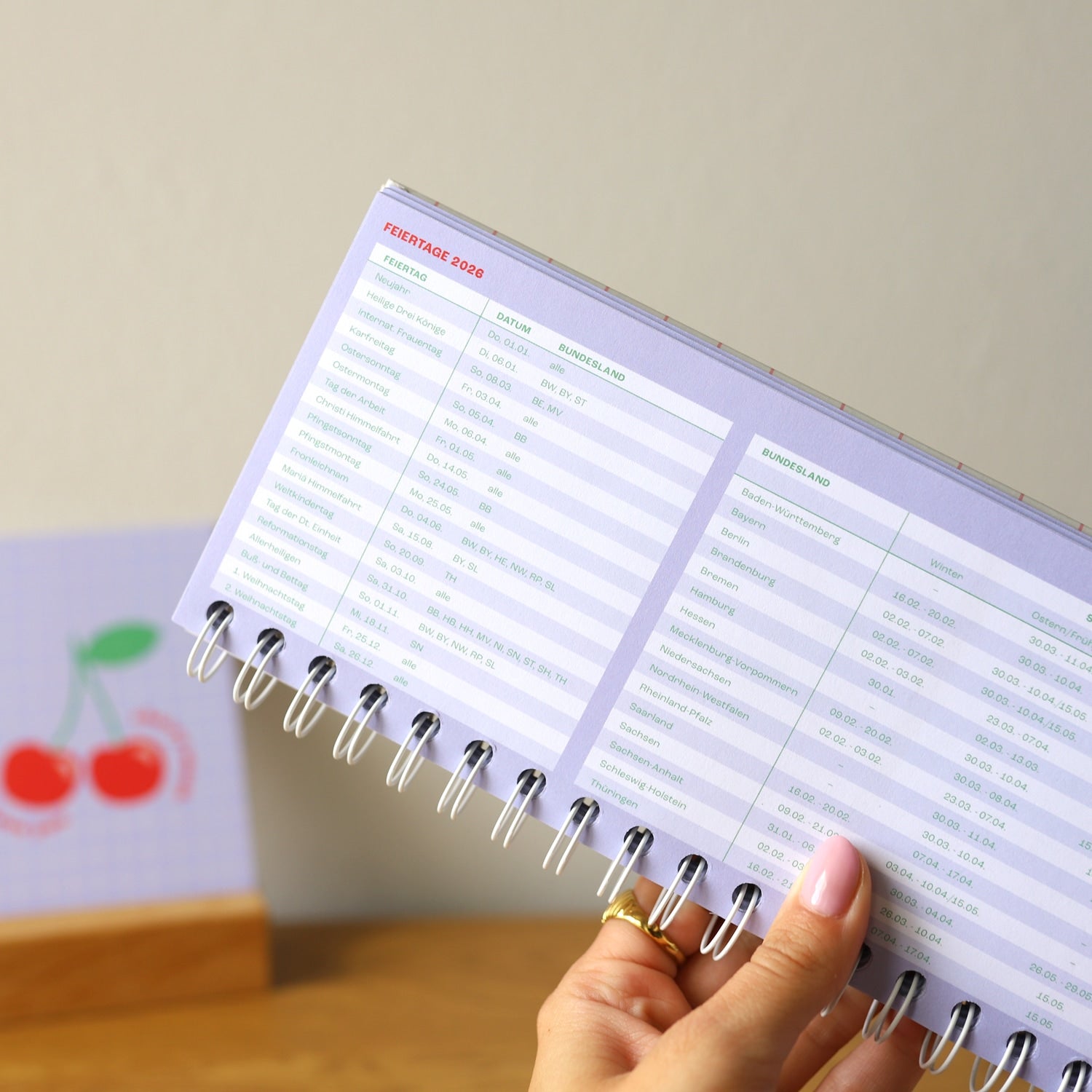 Tischkalender 2026 „Hallo neues Jahr"