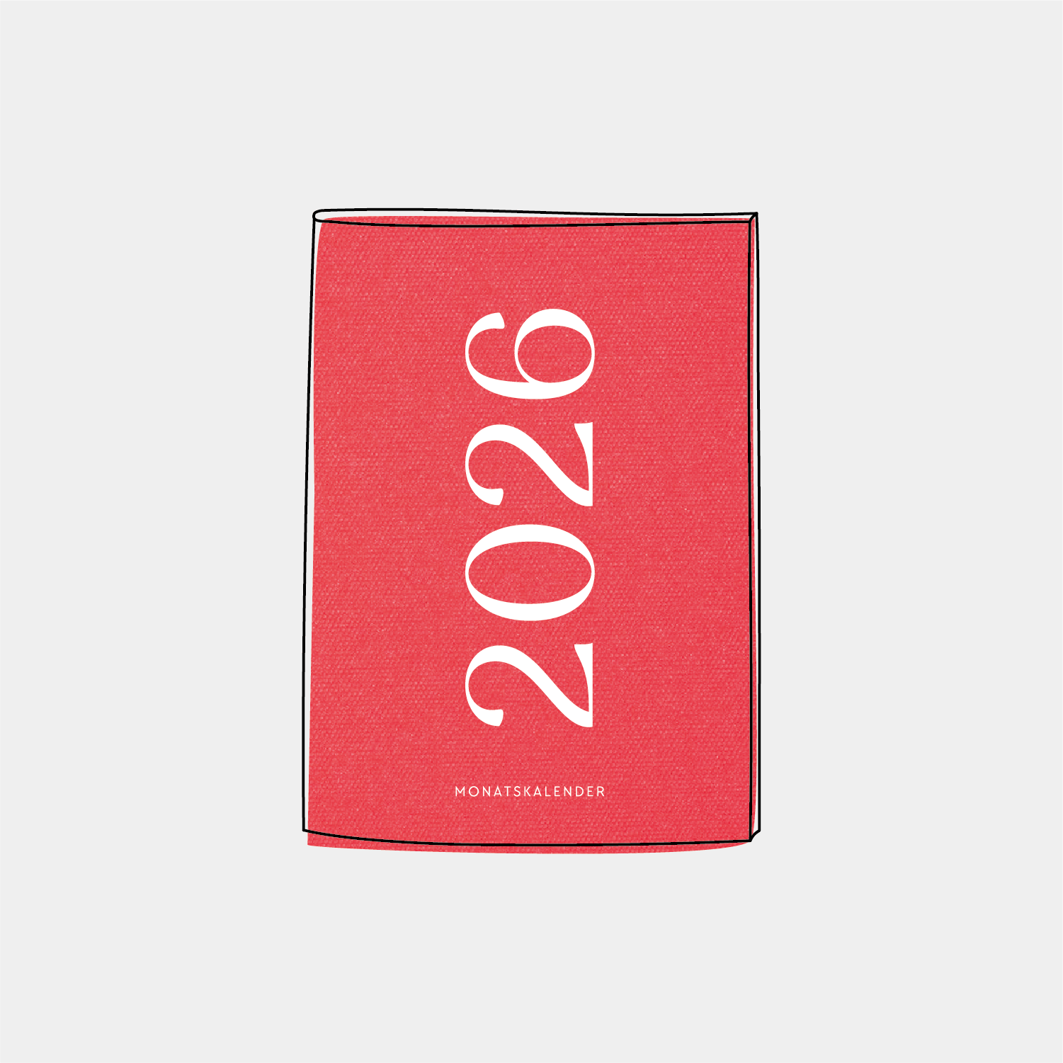 Monatskalender 2026 „Neon“