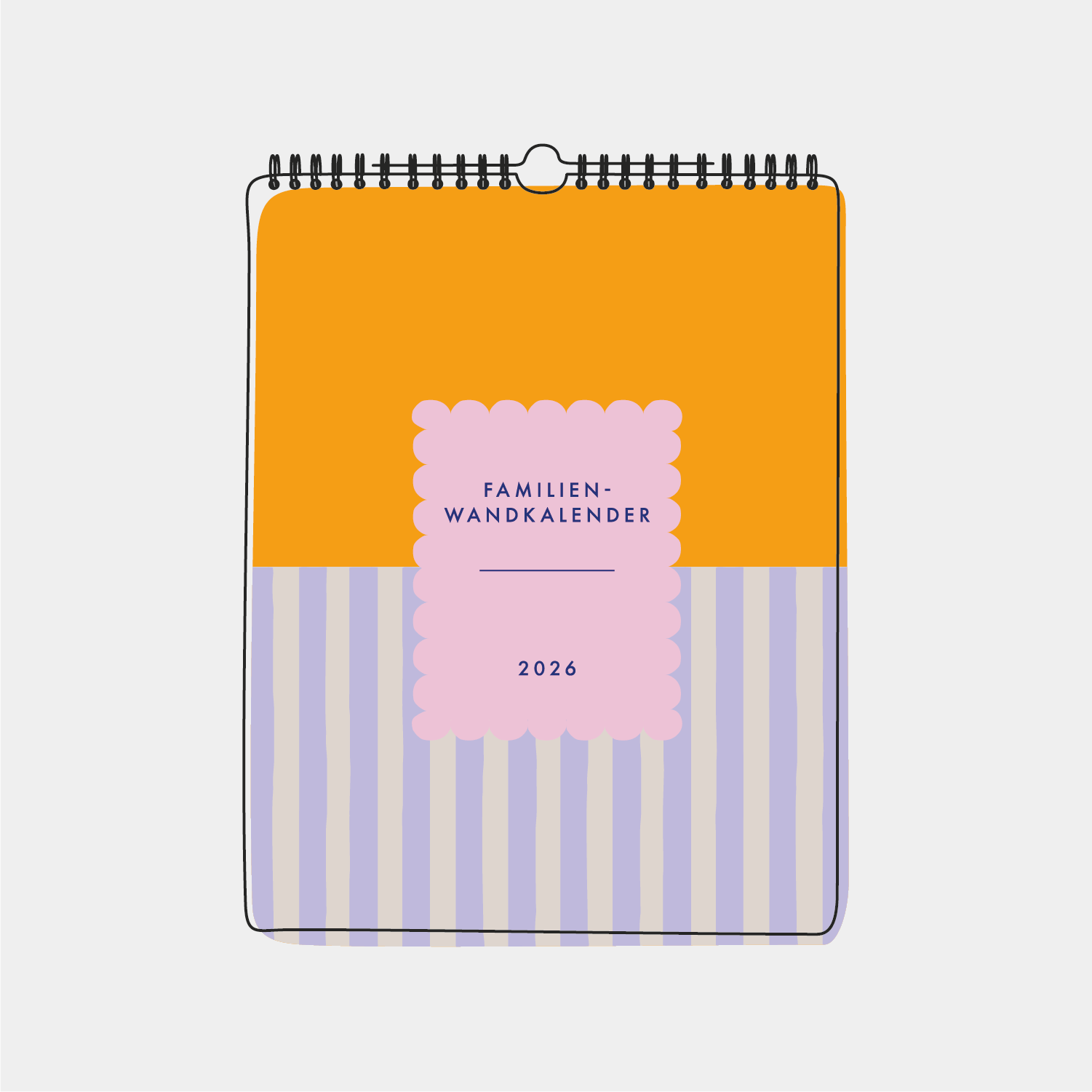 Familienwandkalender 2026