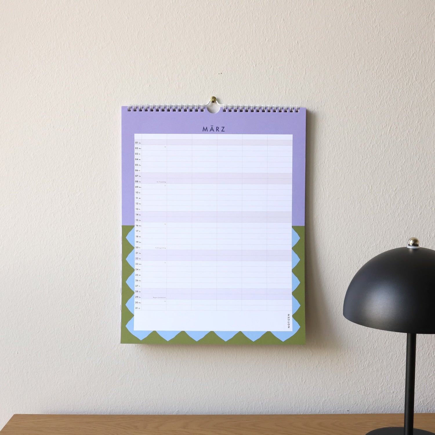 Familienwandkalender 2026