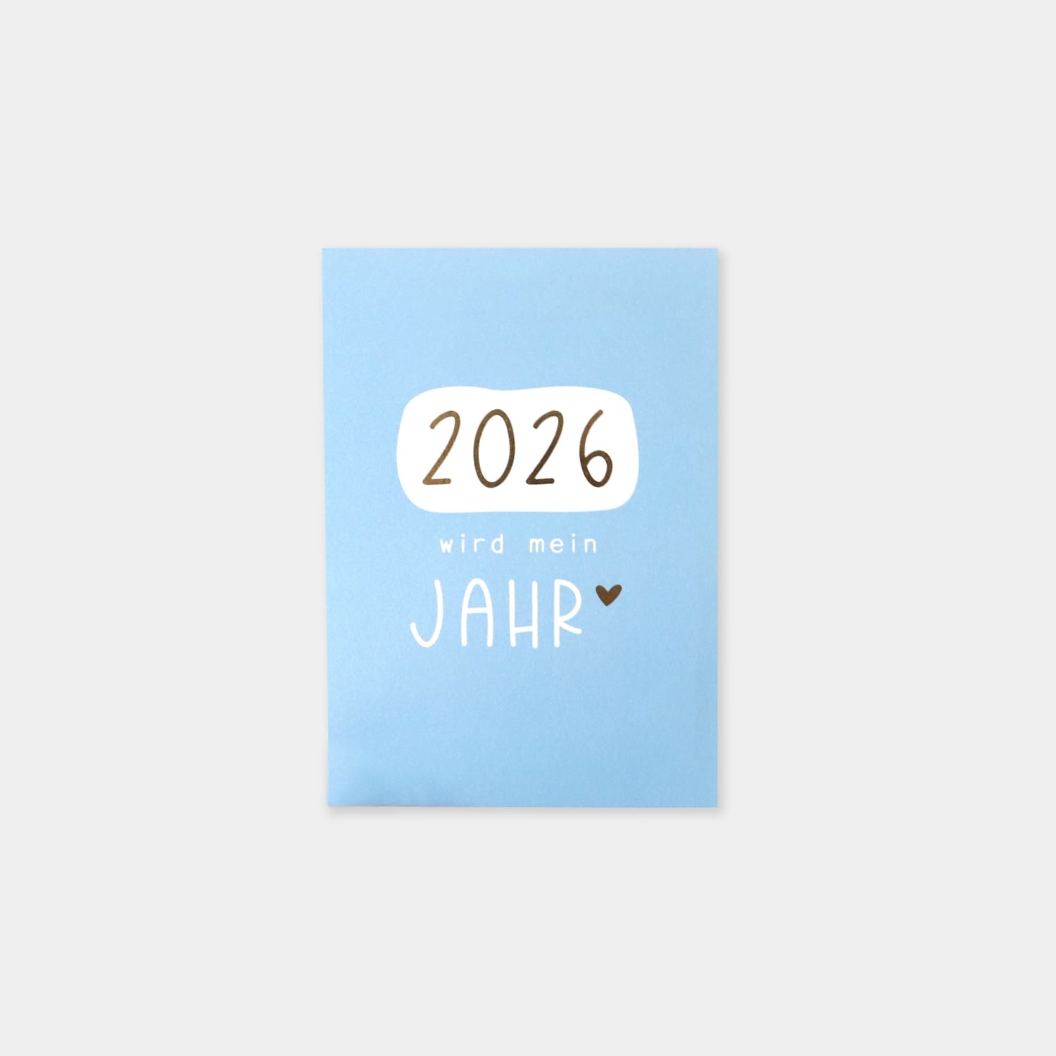 Postkarte „2026 wird mein Jahr“