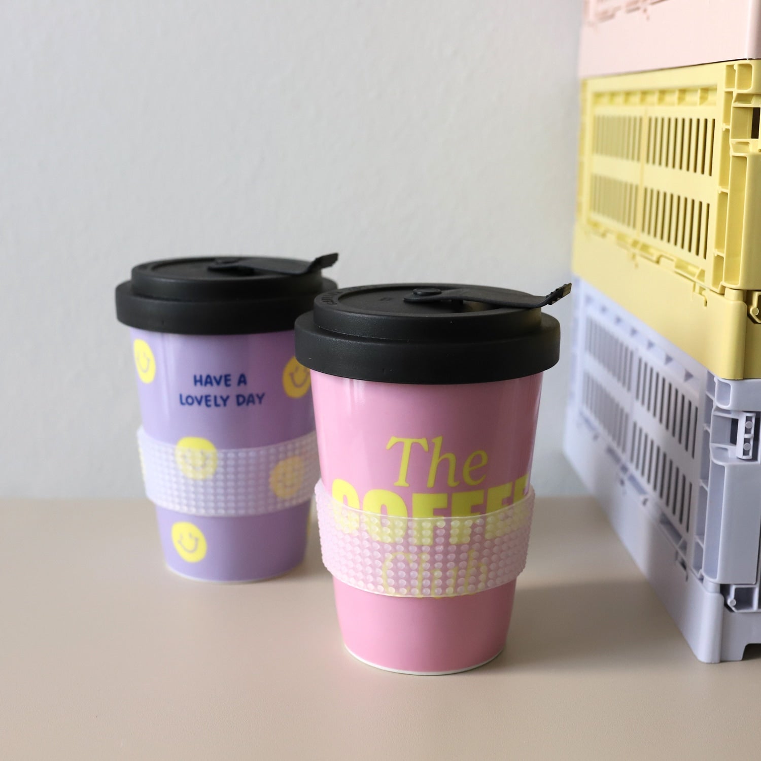 Bundle Coffee-to-go-Becher „Lovely day“, 2er Set