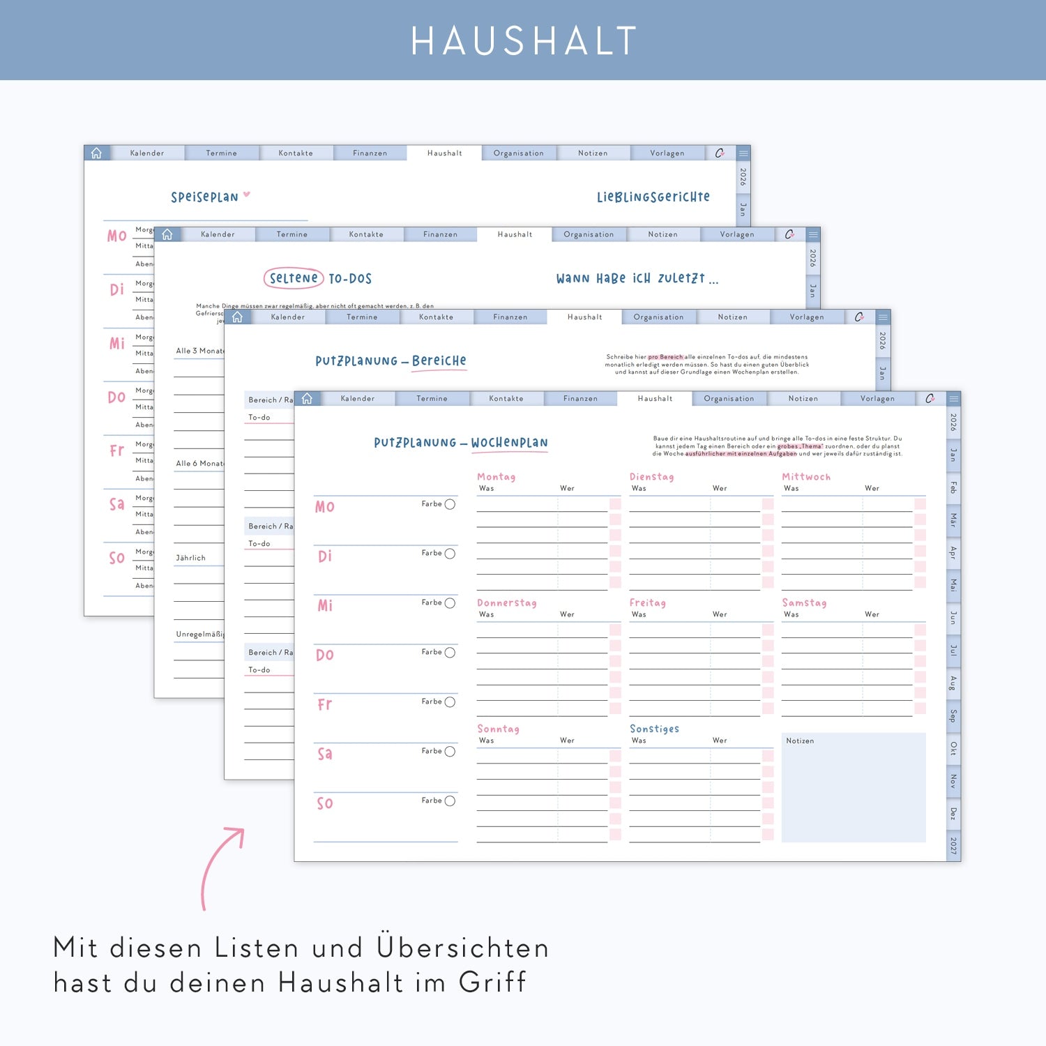 Digitaler Kalender 2026 „Alltagsheldin"