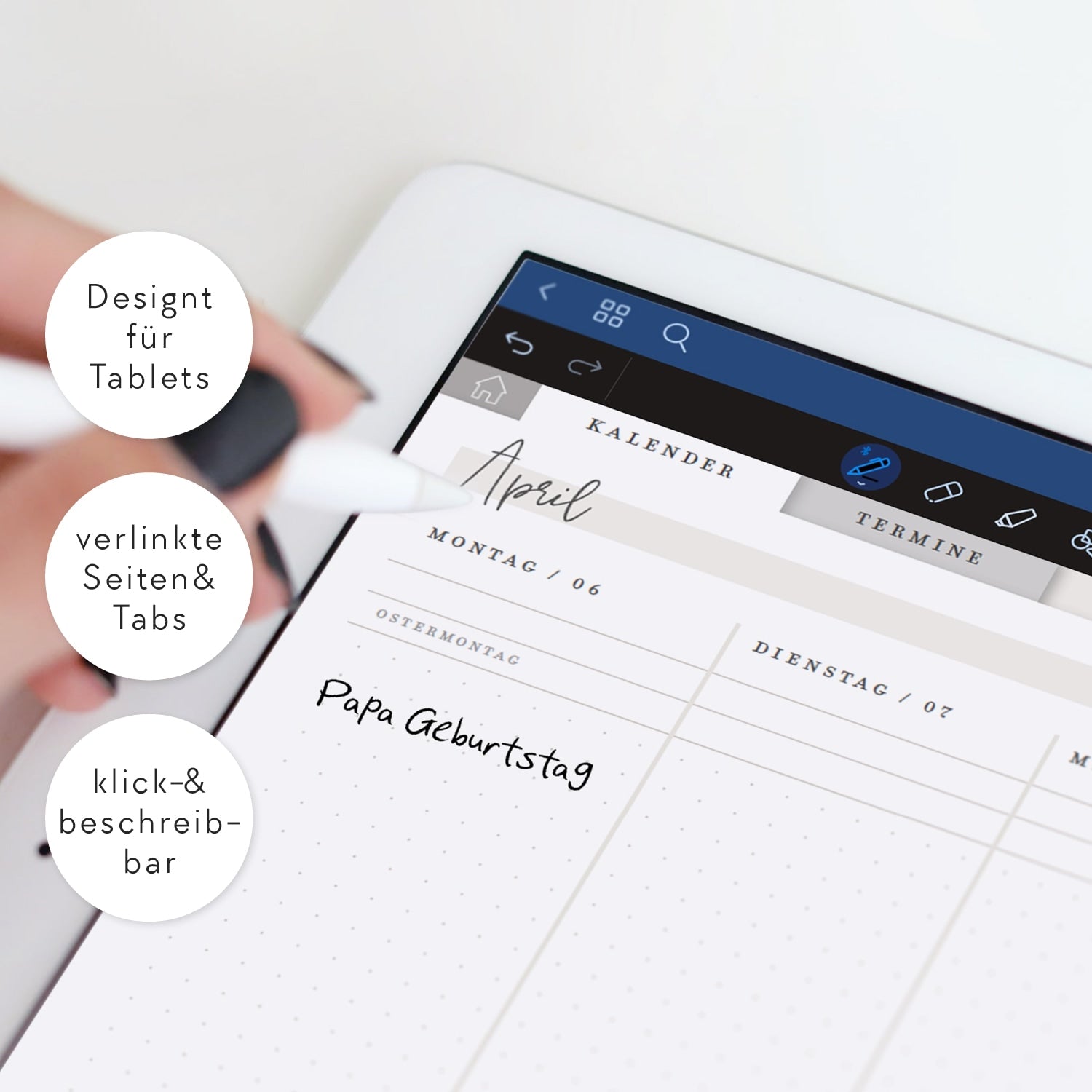 Digitaler Kalender 2026 „Celebrate"