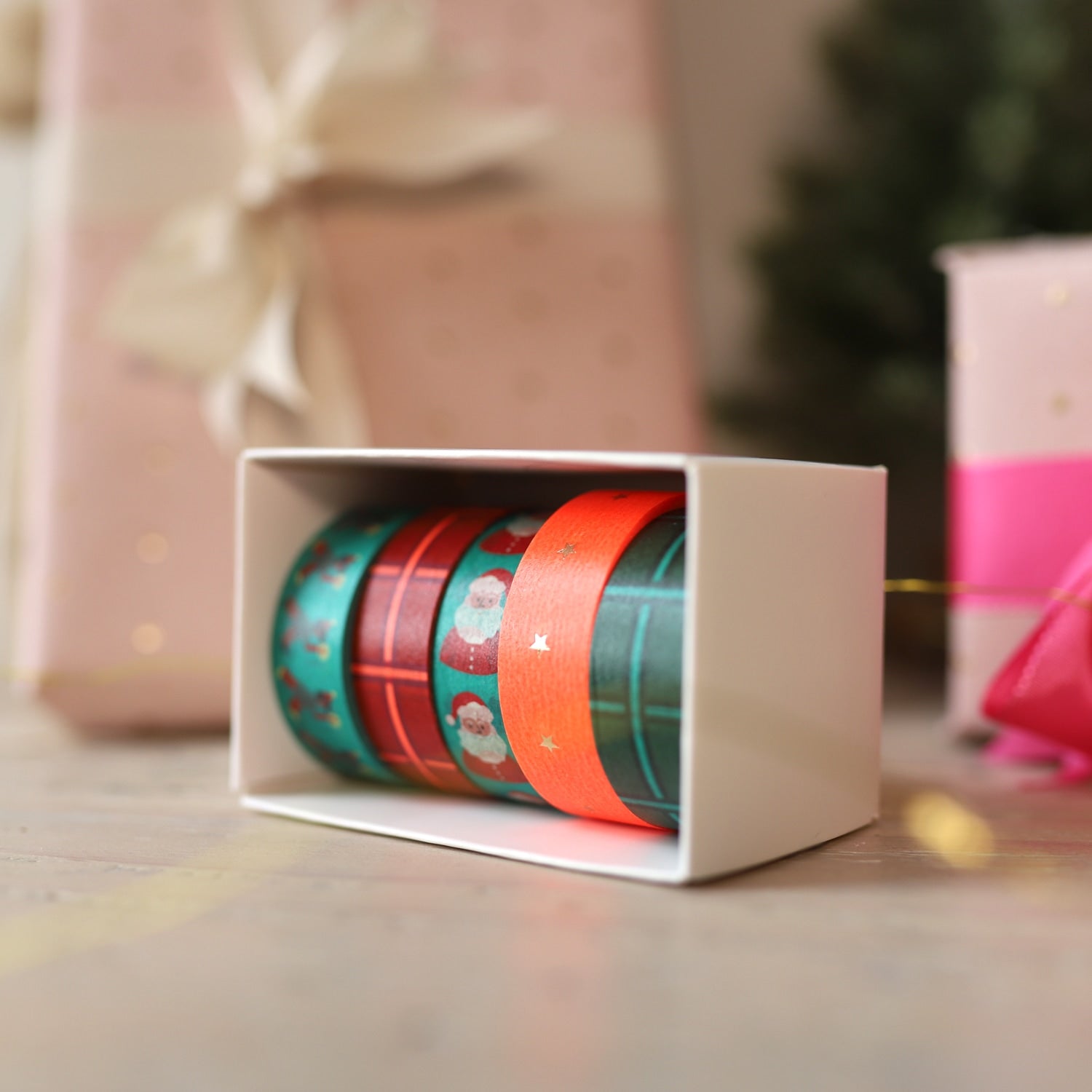 Washi-Tape 5er Set „Weihnachtsmarkt"