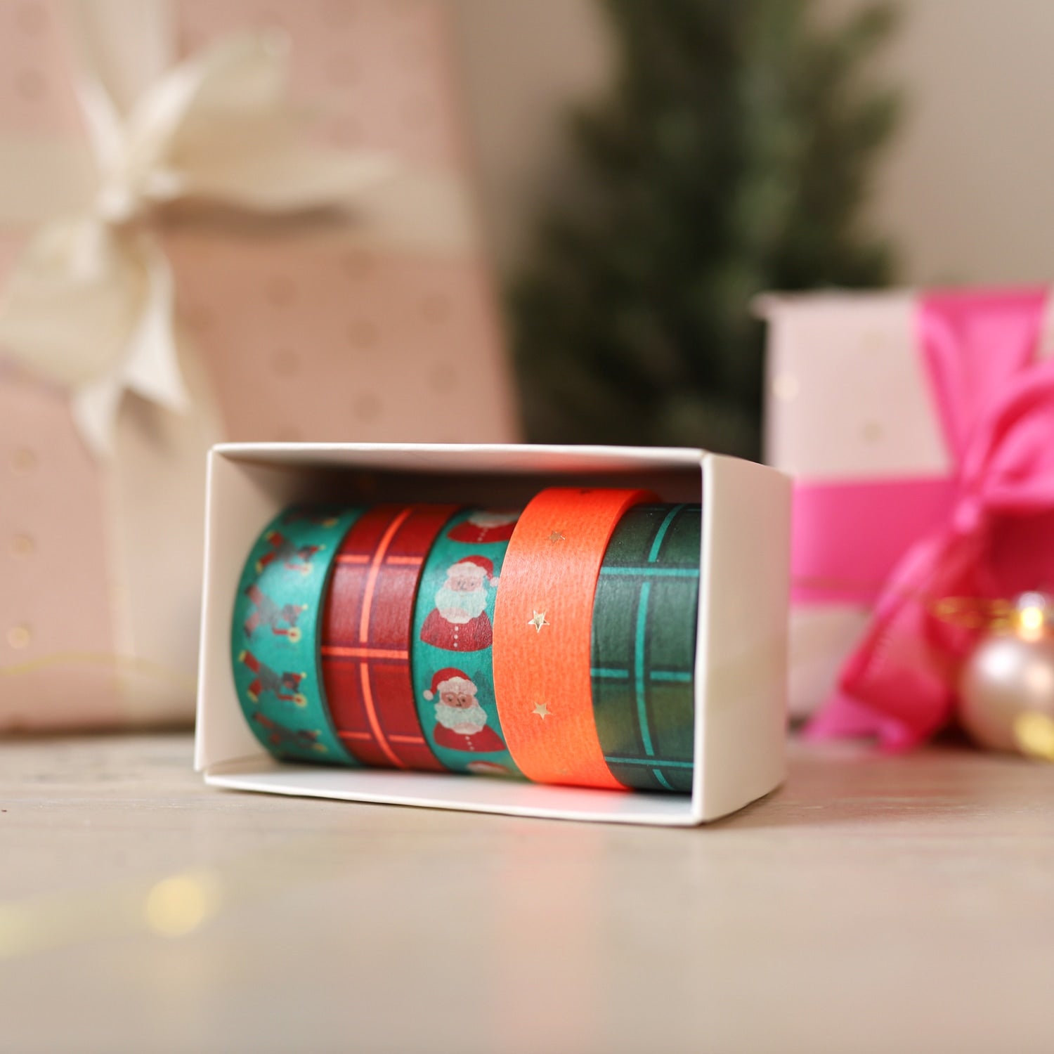Washi-Tape 5er Set „Weihnachtsmarkt"