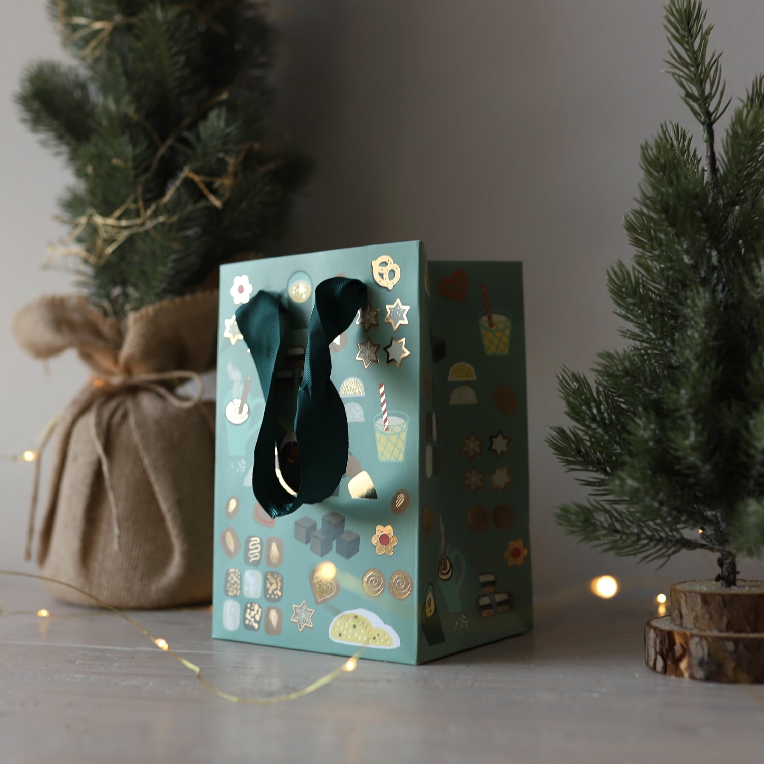 Geschenktüte „Weihnachtsgebäck", mittel