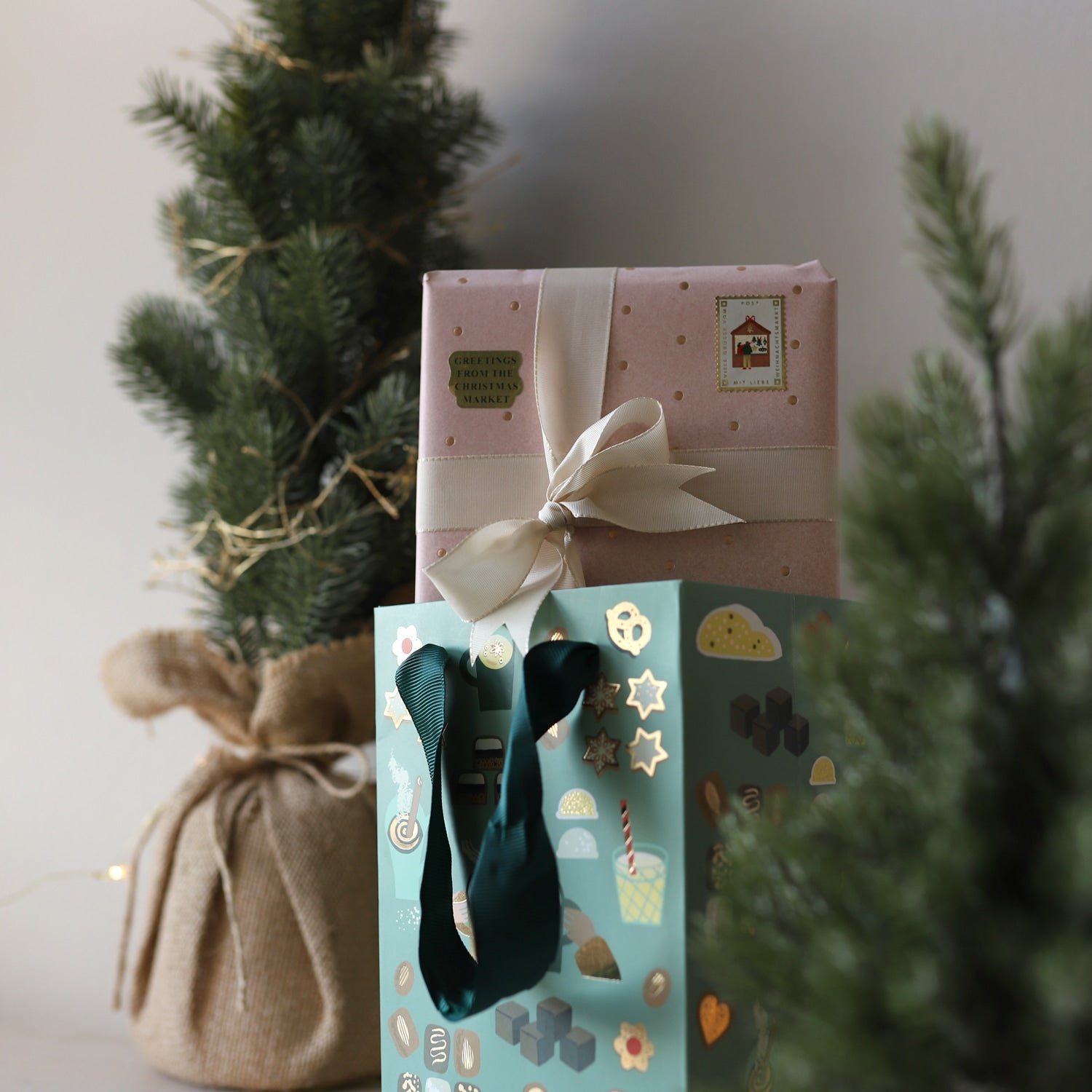 Geschenktüte „Weihnachtsgebäck", mittel