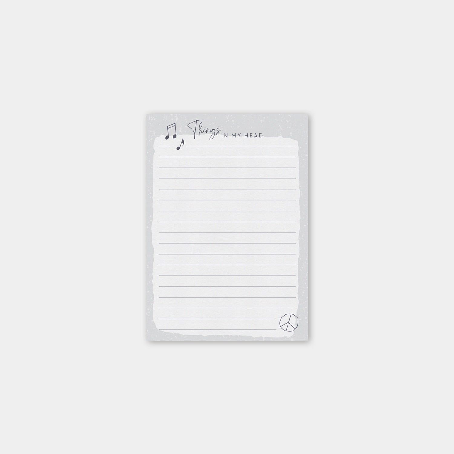 Notizblock A6 „Things in my head"