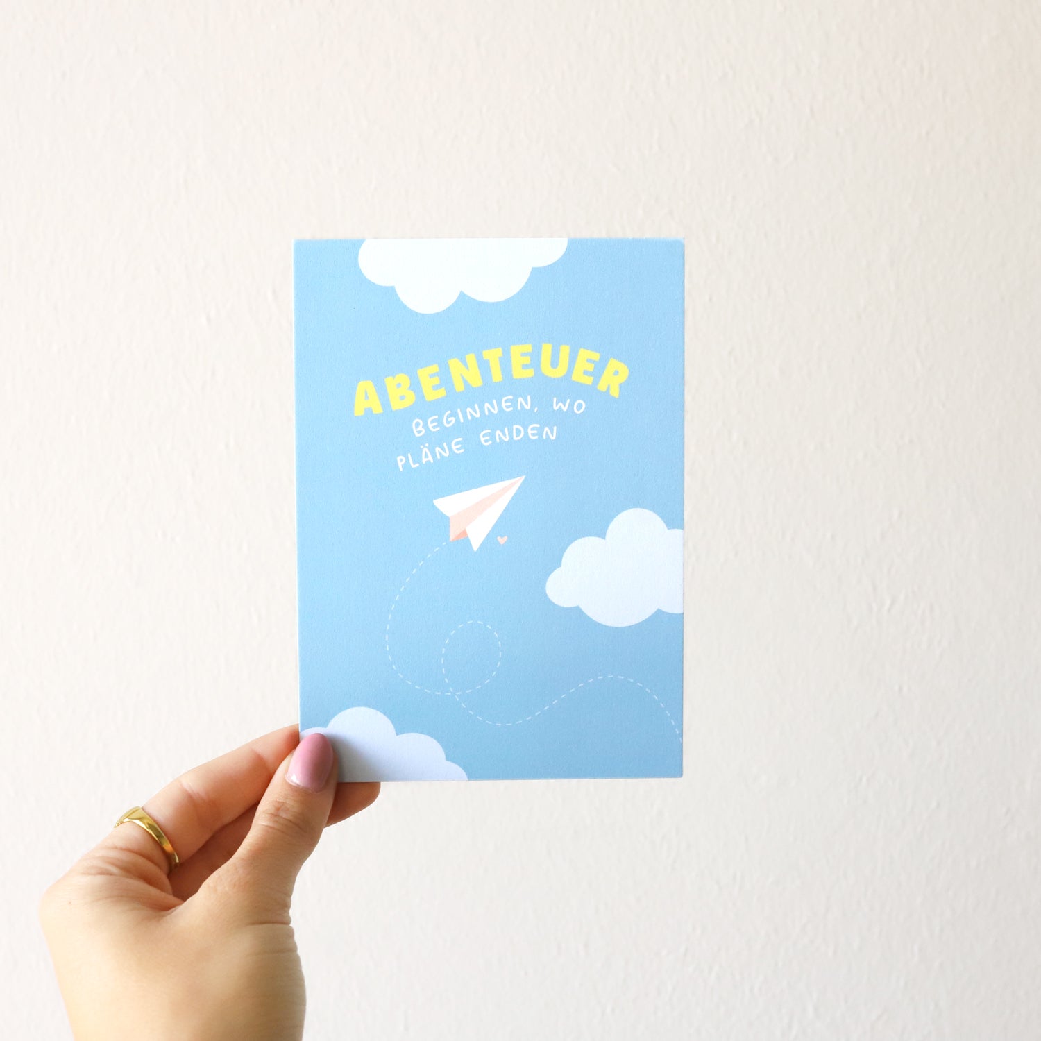 Postkarte „Abenteuer"