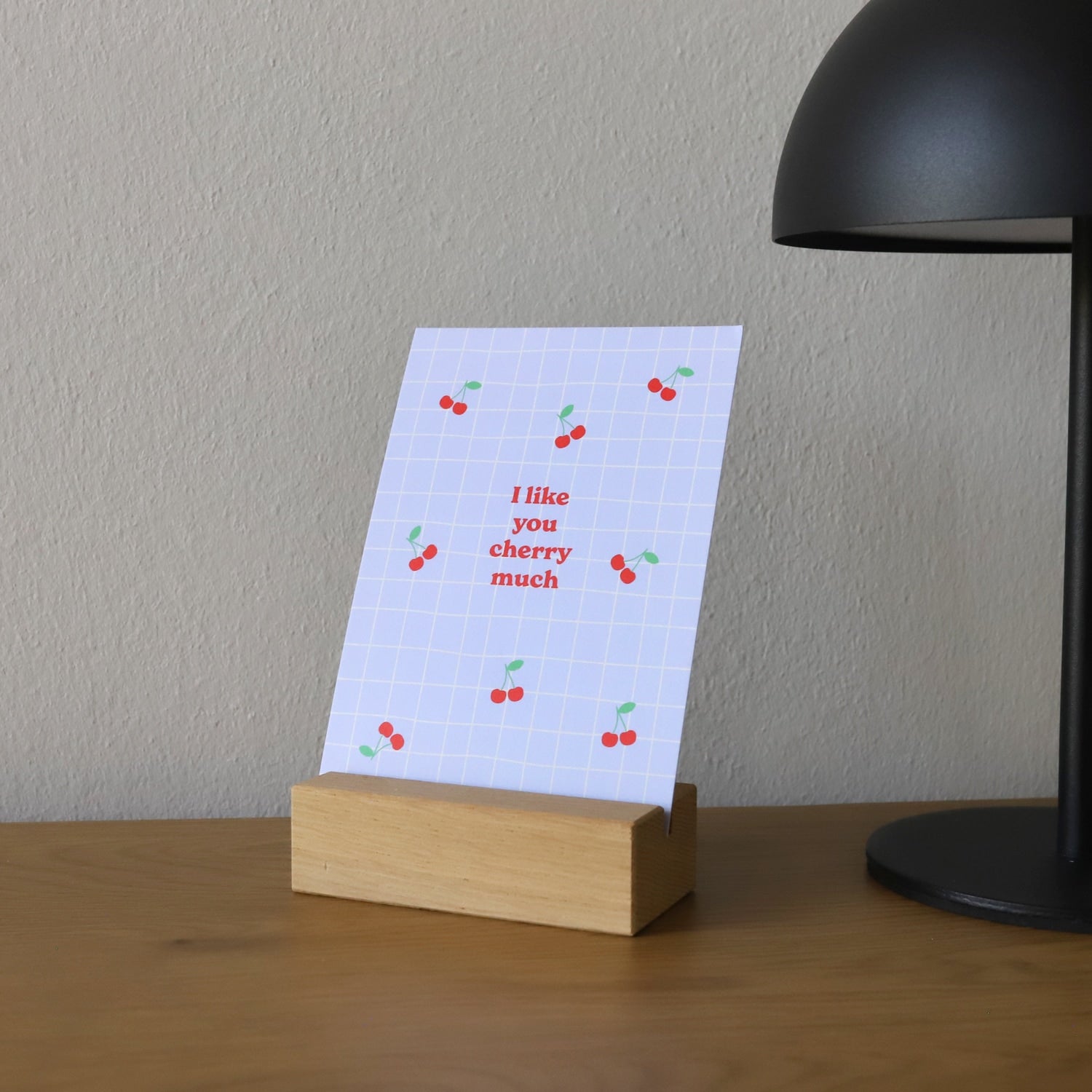 Postkarte „I like you"