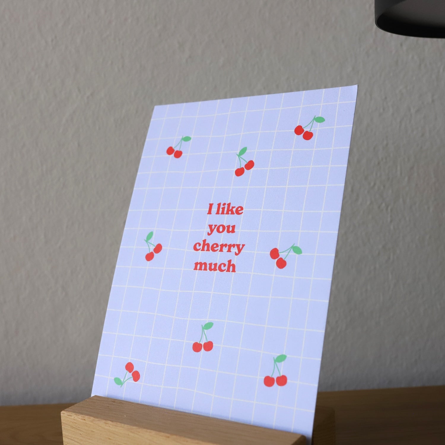 Postkarte „I like you"