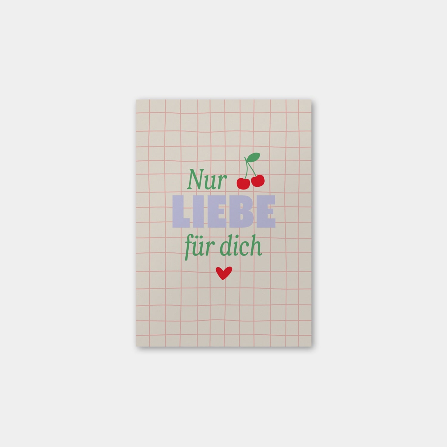 Postkarte „Nur Liebe"
