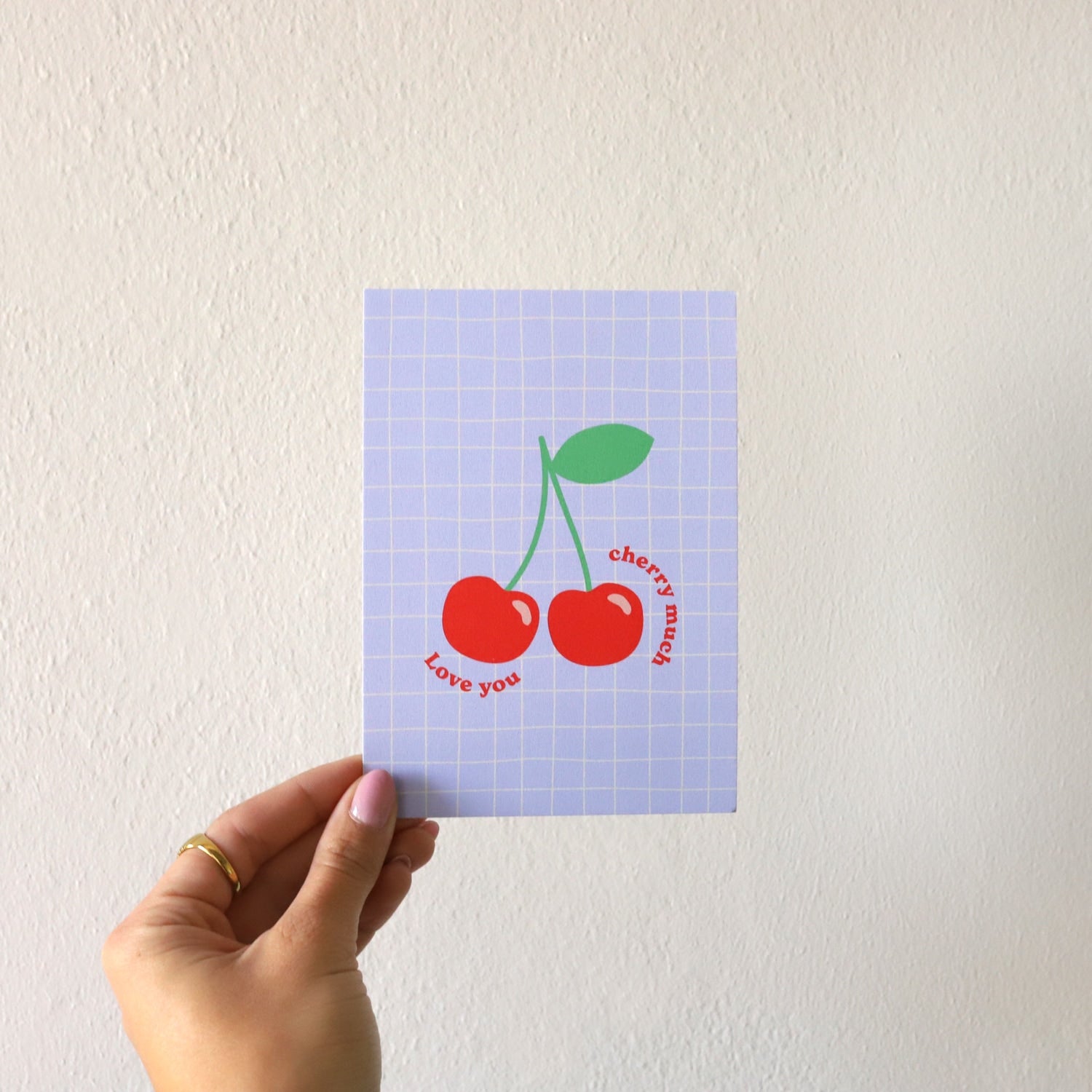 Postkarte „Love you"